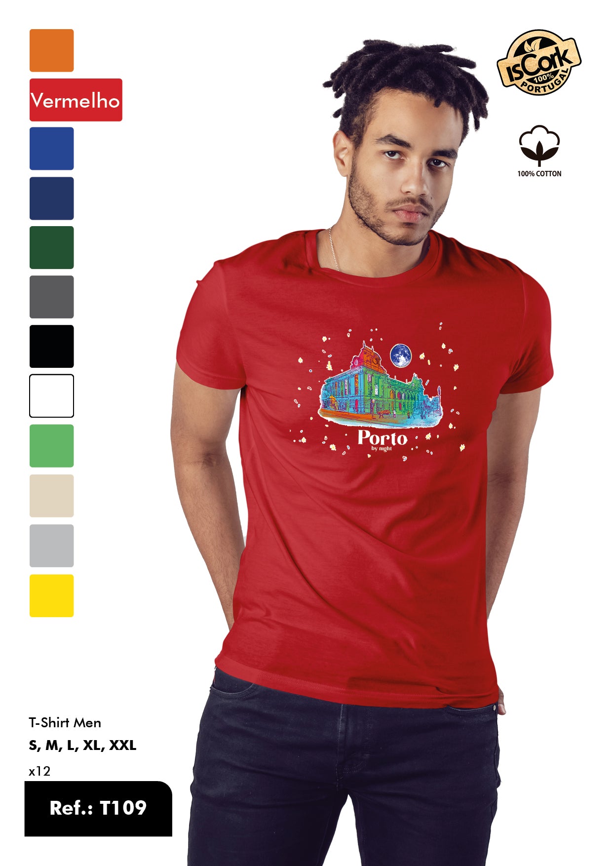T-Shirt Adulto - Ref. T109 - Porto