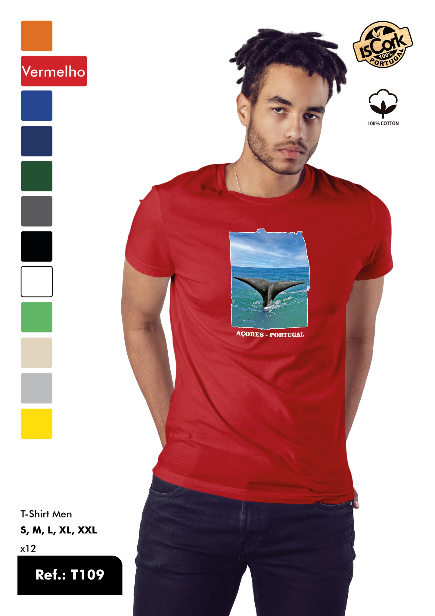 T-Shirt Adulto - Ref. T109 - Açores