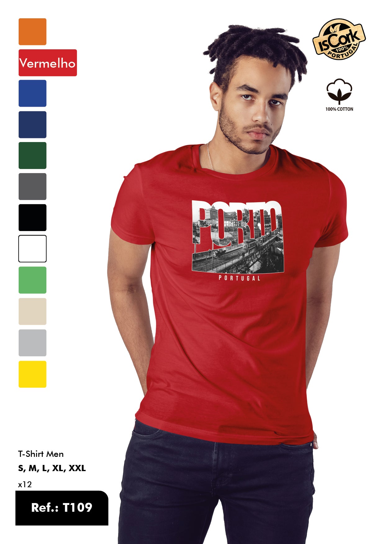 T-Shirt Adulto - Ref. T109 - Porto