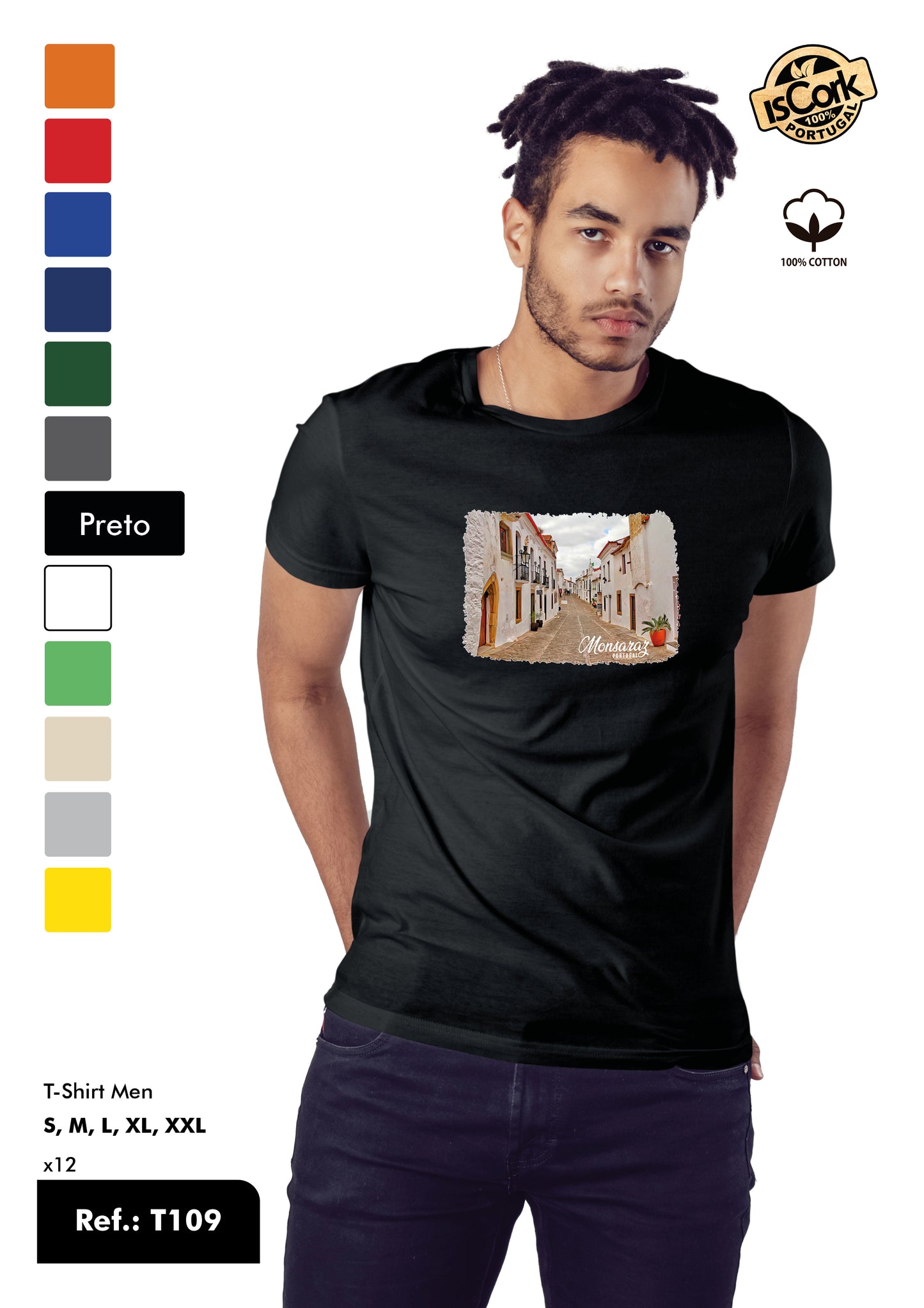 T-Shirt Adulto - Ref. T109 - Monsaraz