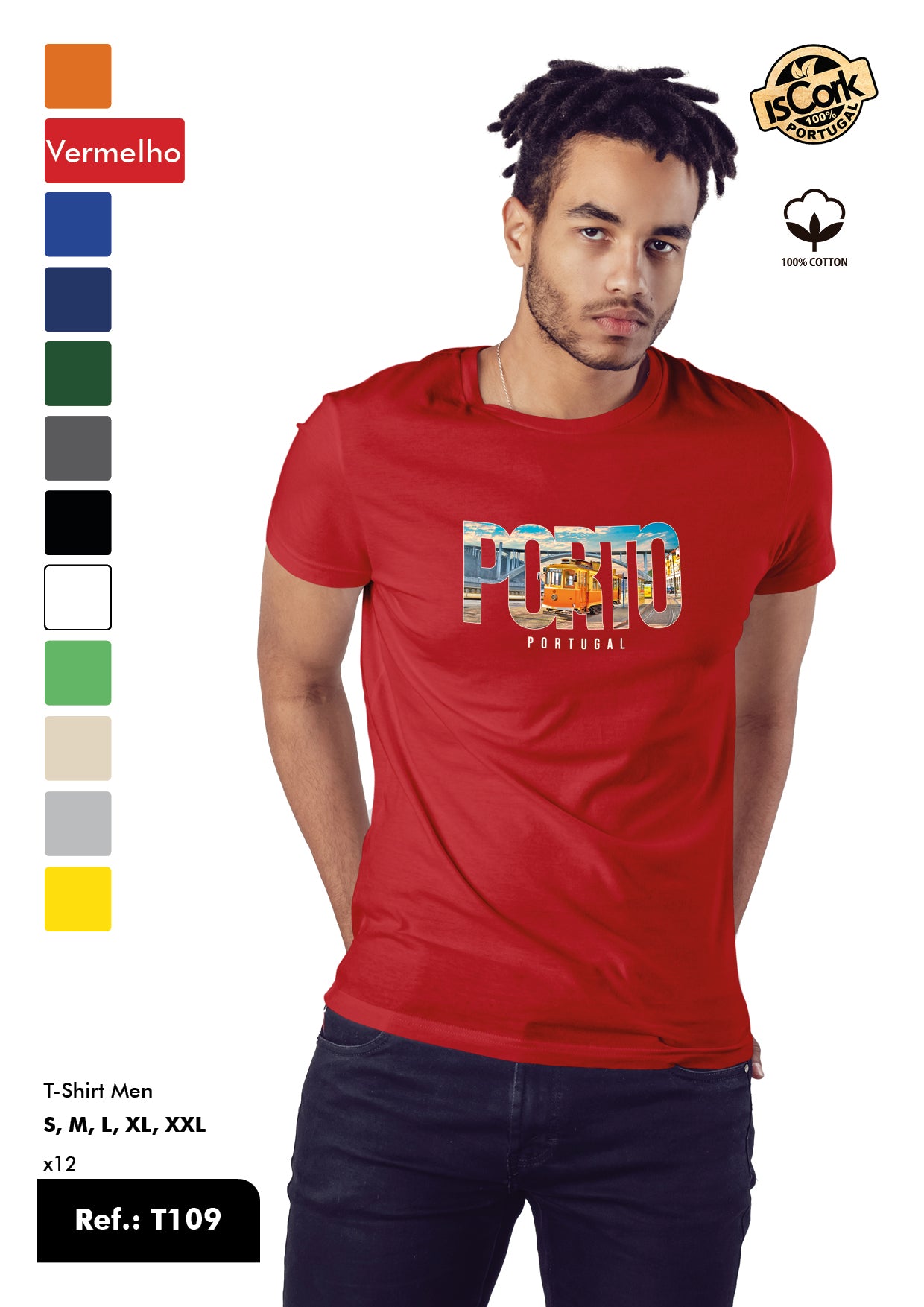 T-Shirt Adulto - Ref. T109 - Porto