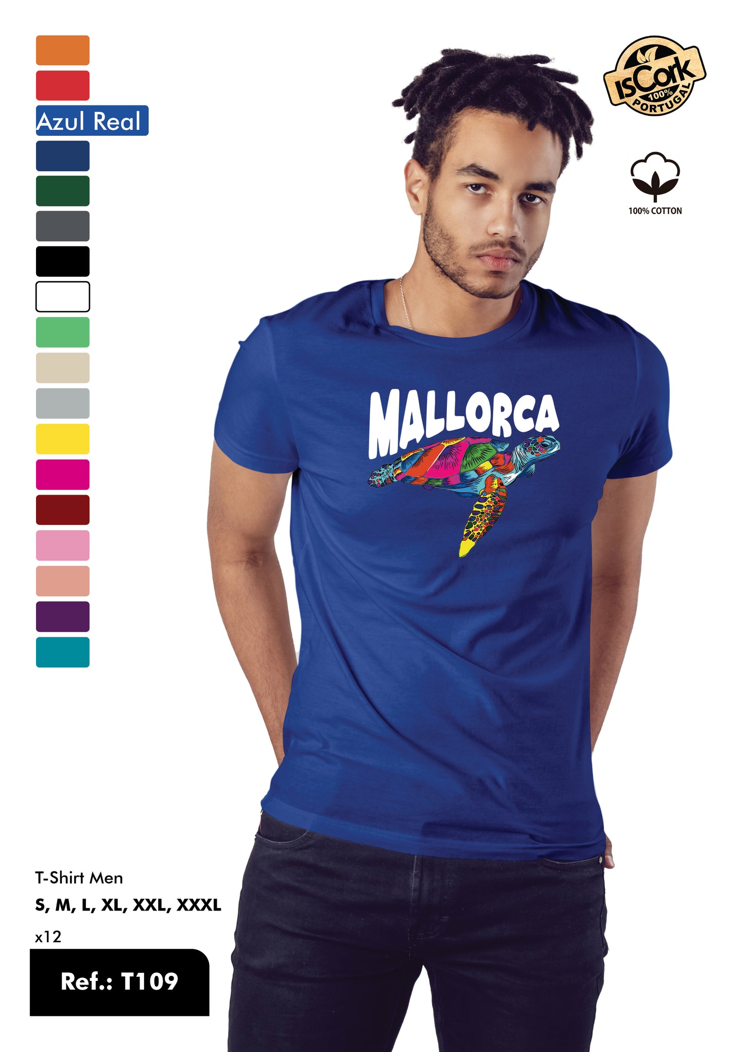 T-Shirt Adulto - Ref. T109 - Mallorca