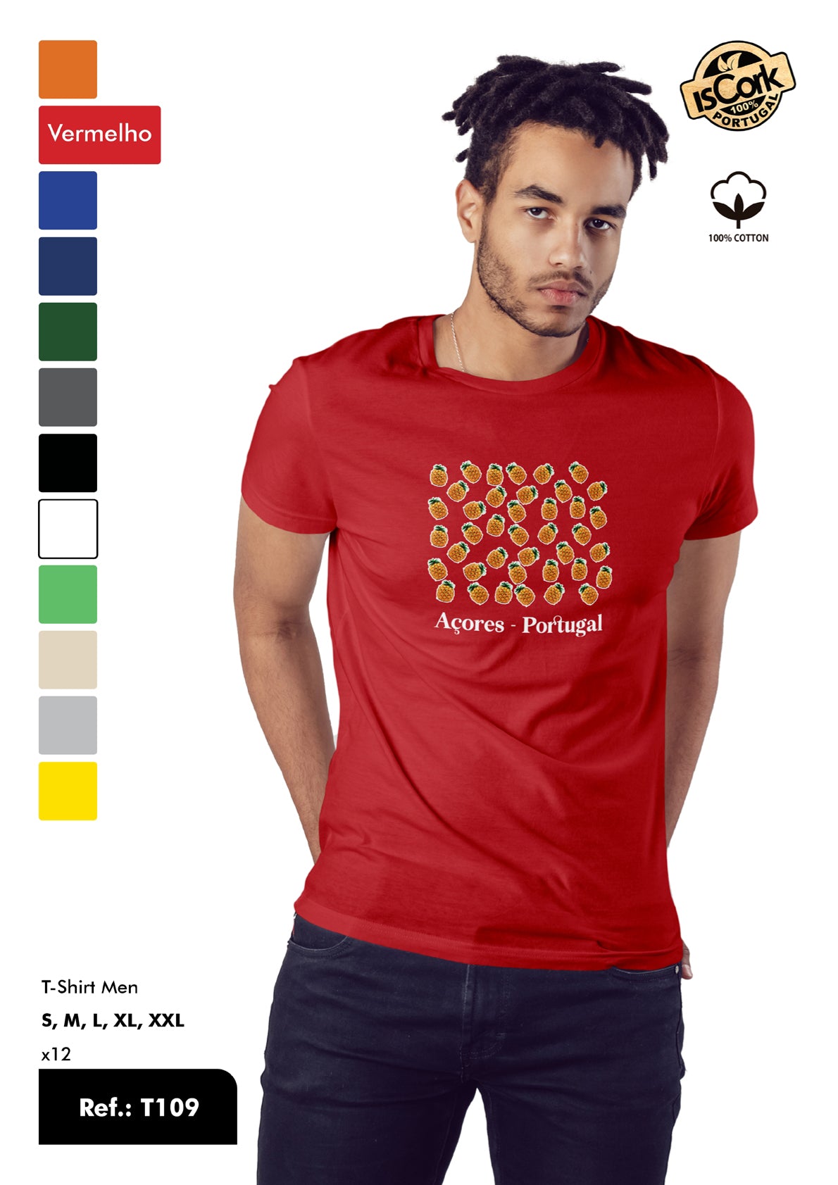 T-Shirt Adulto - Ref. T109 - Açores