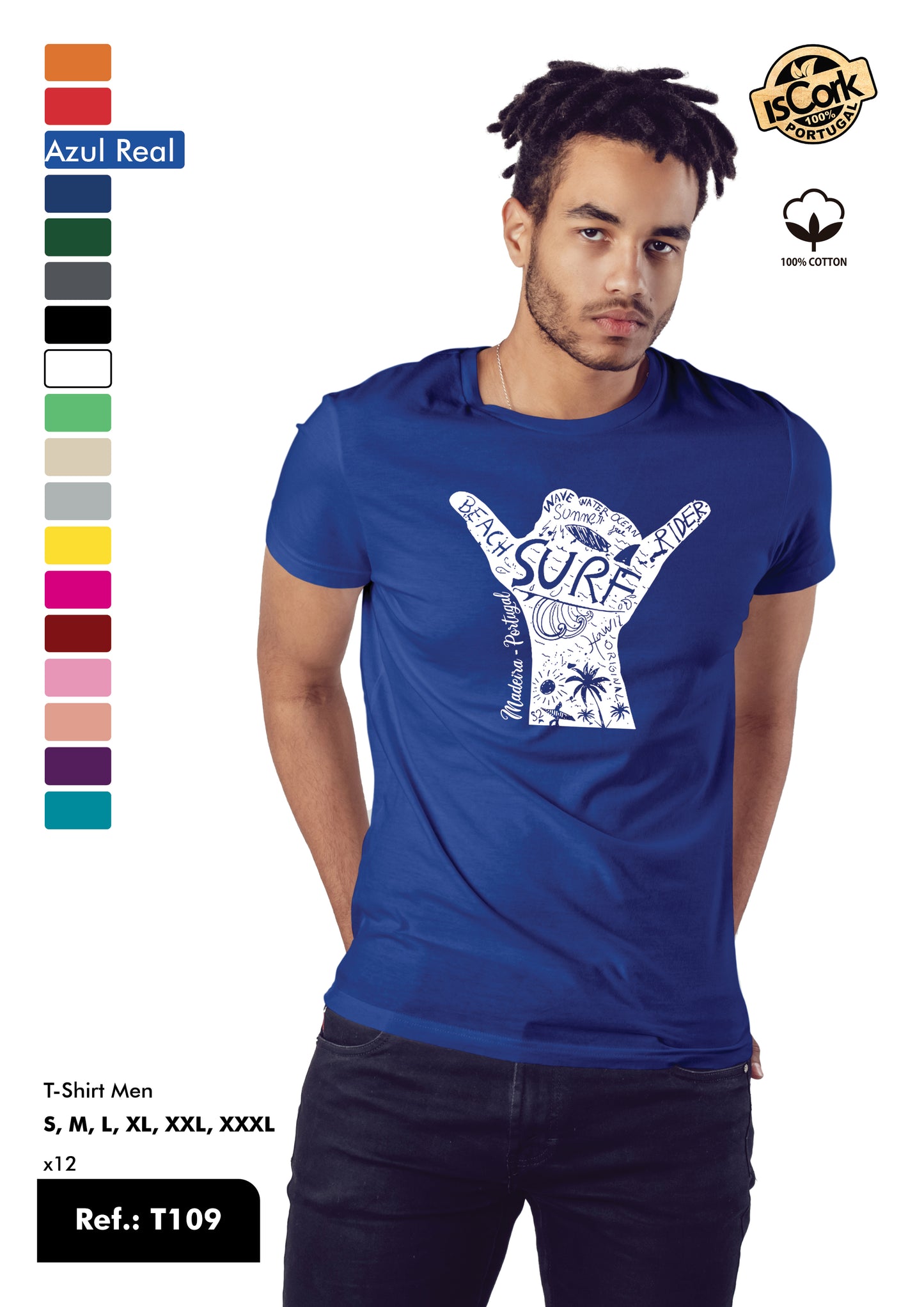 T-Shirt Adulto - Ref. T109 - Madeira