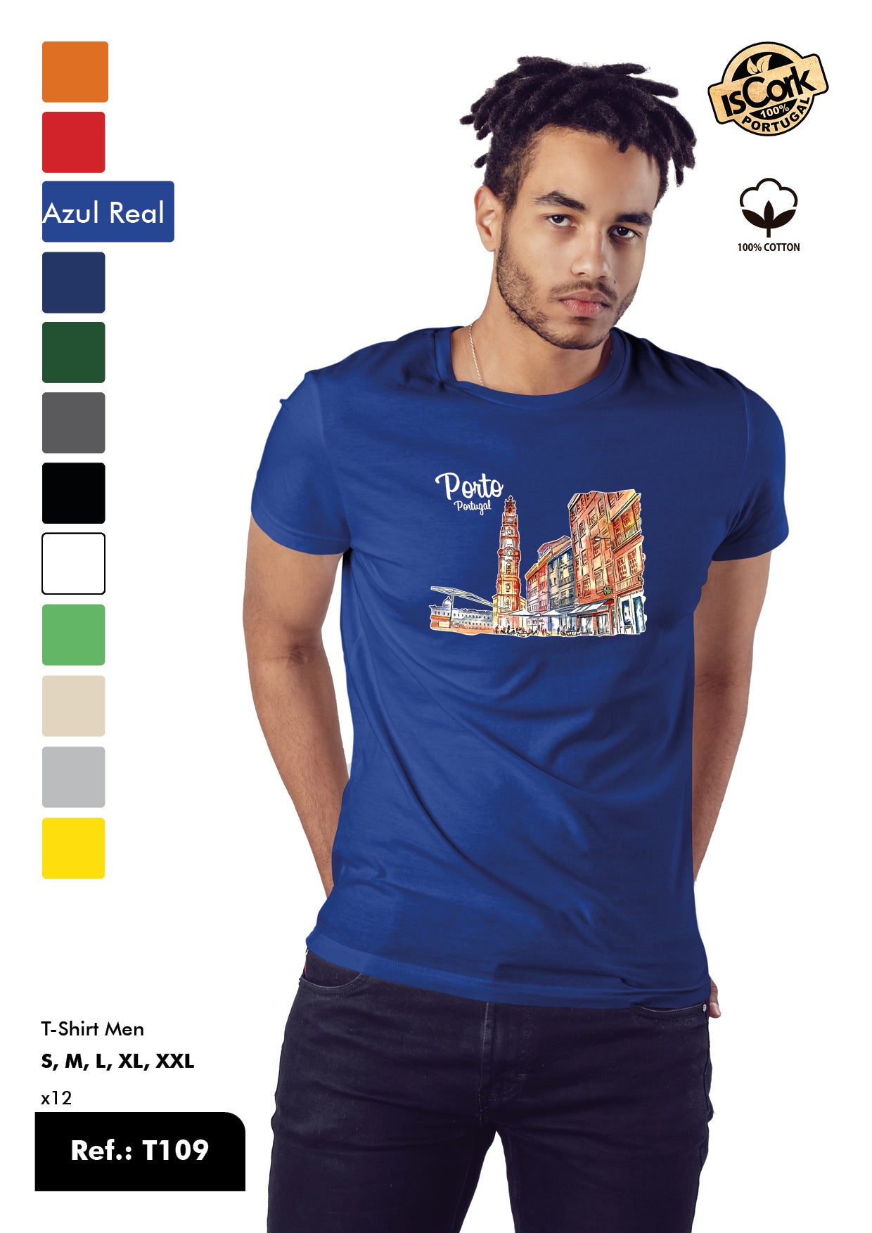 T-Shirt Adulto - Ref. T109 - Porto