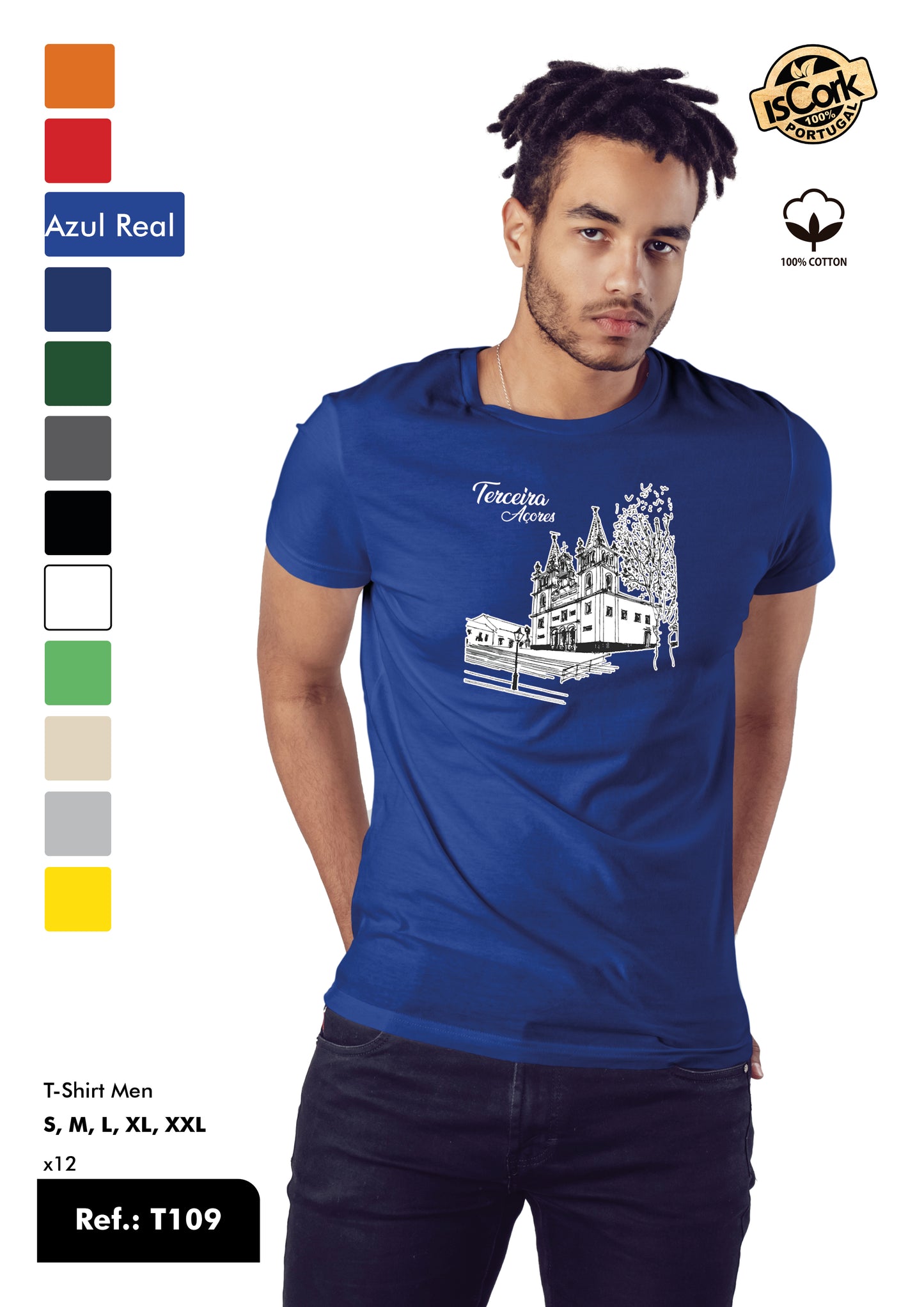T-Shirt Adulto - Ref. T109 - Terceira