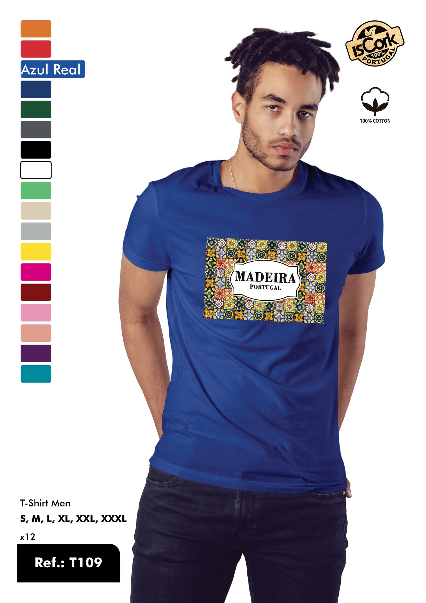 T-Shirt Adulto - Ref. T109 - Madeira