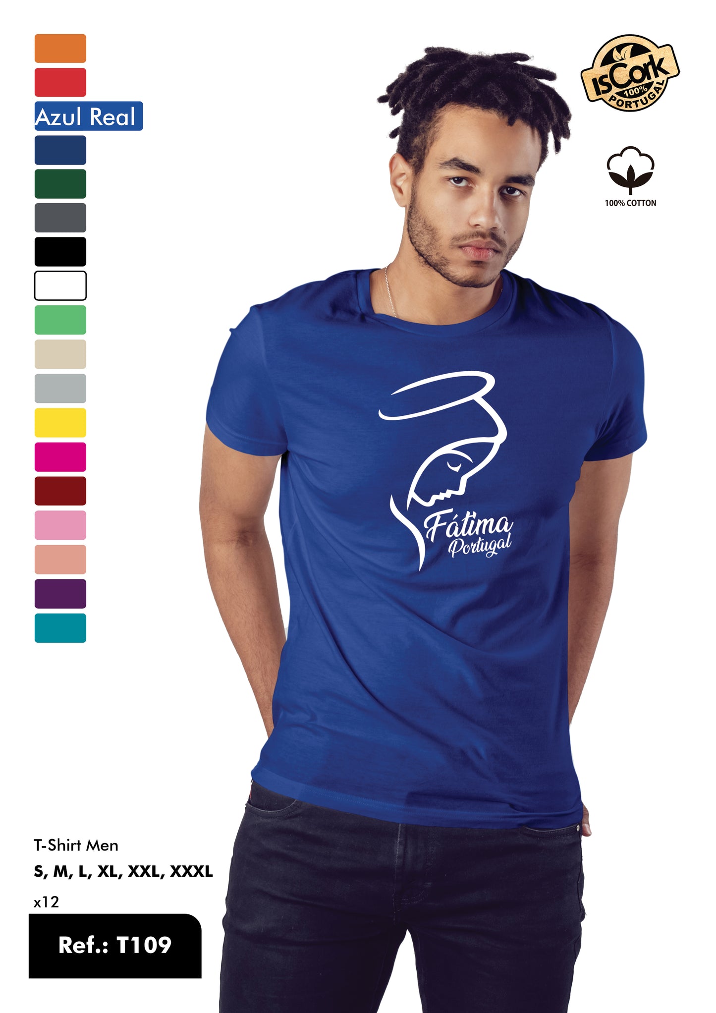 T-Shirt Adulto - Ref. T109 - Fátima