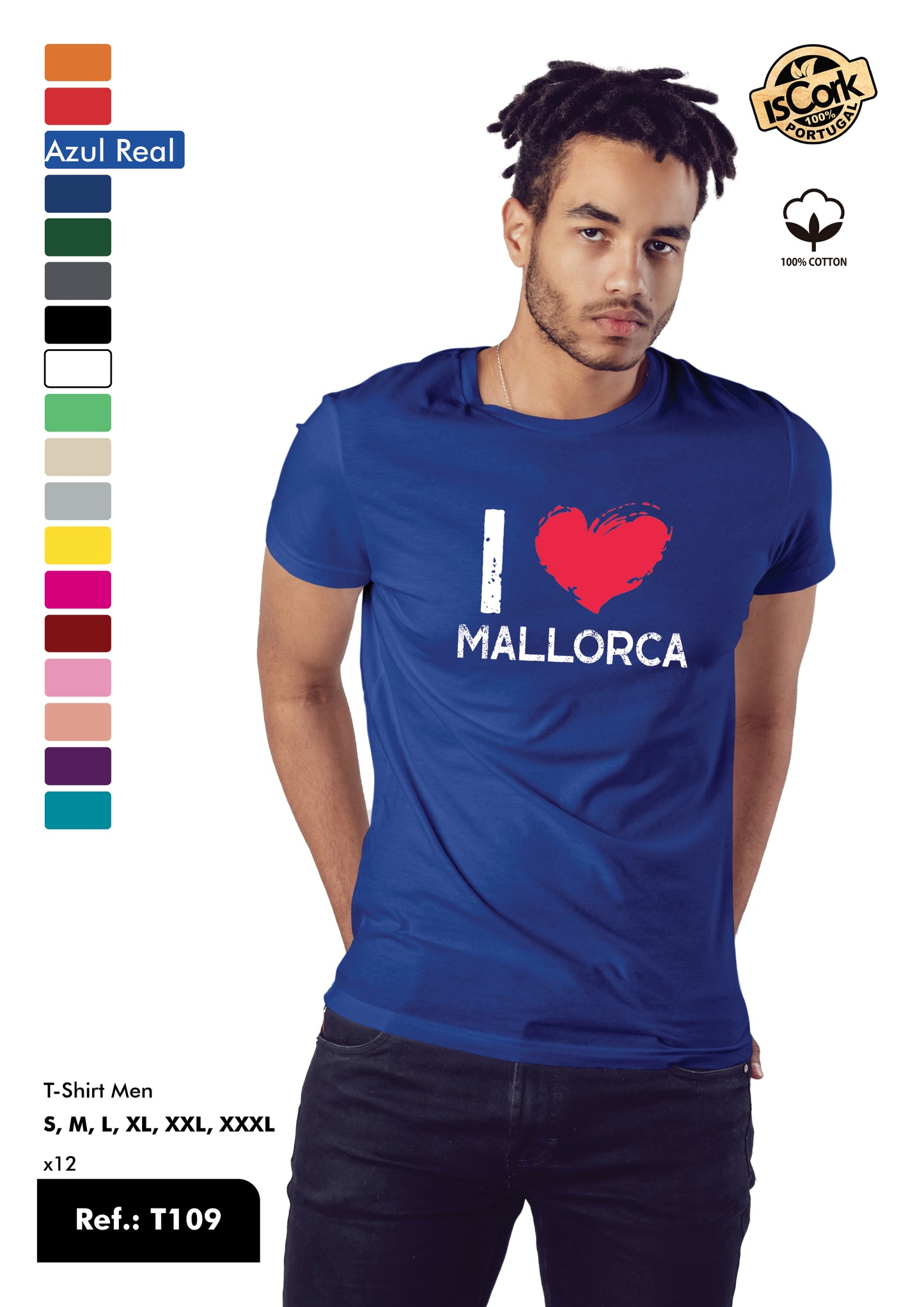 T-Shirt Adulto - Ref. T109 - Mallorca