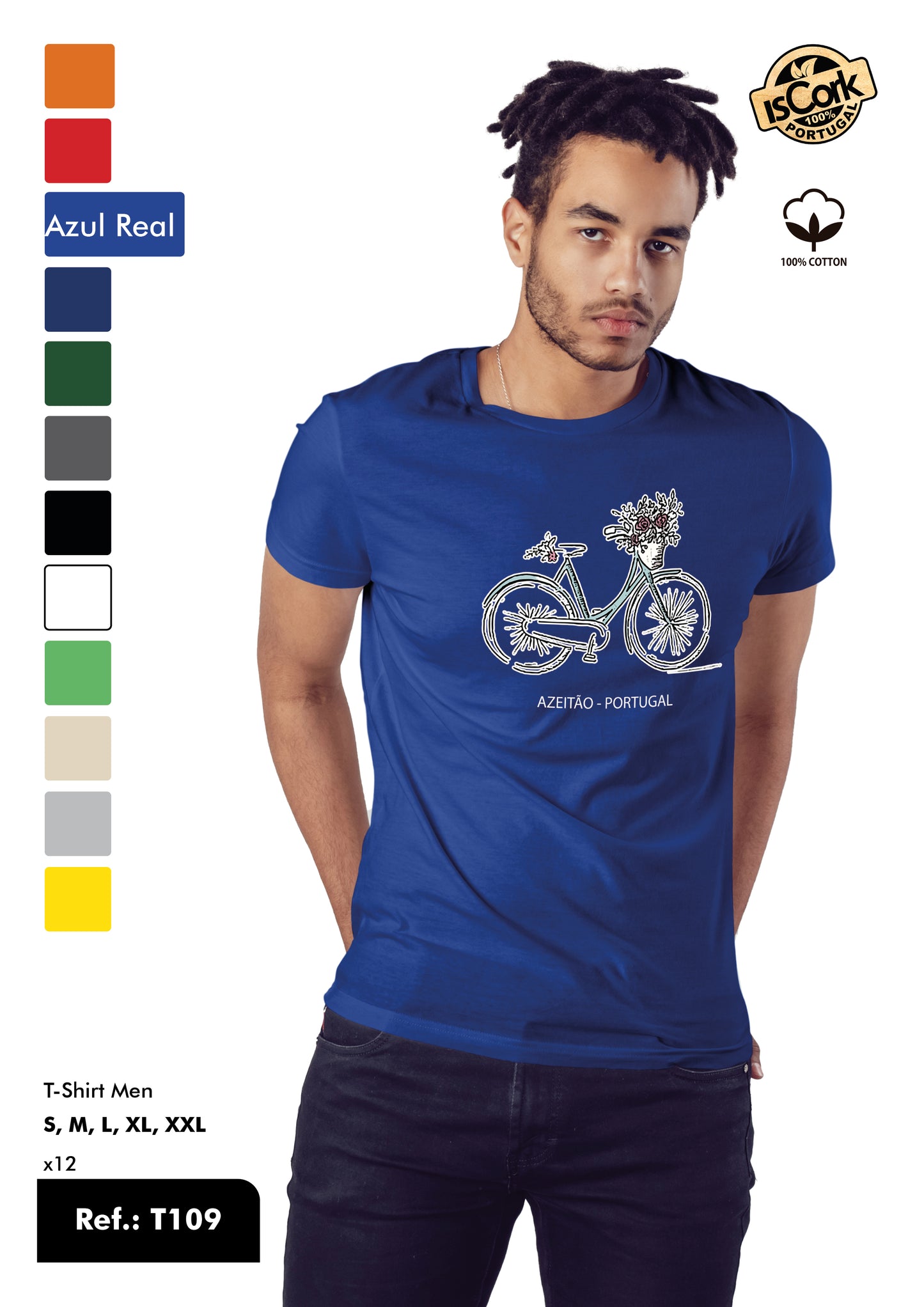 T-Shirt Adulto - Ref. T109 - Azeitão