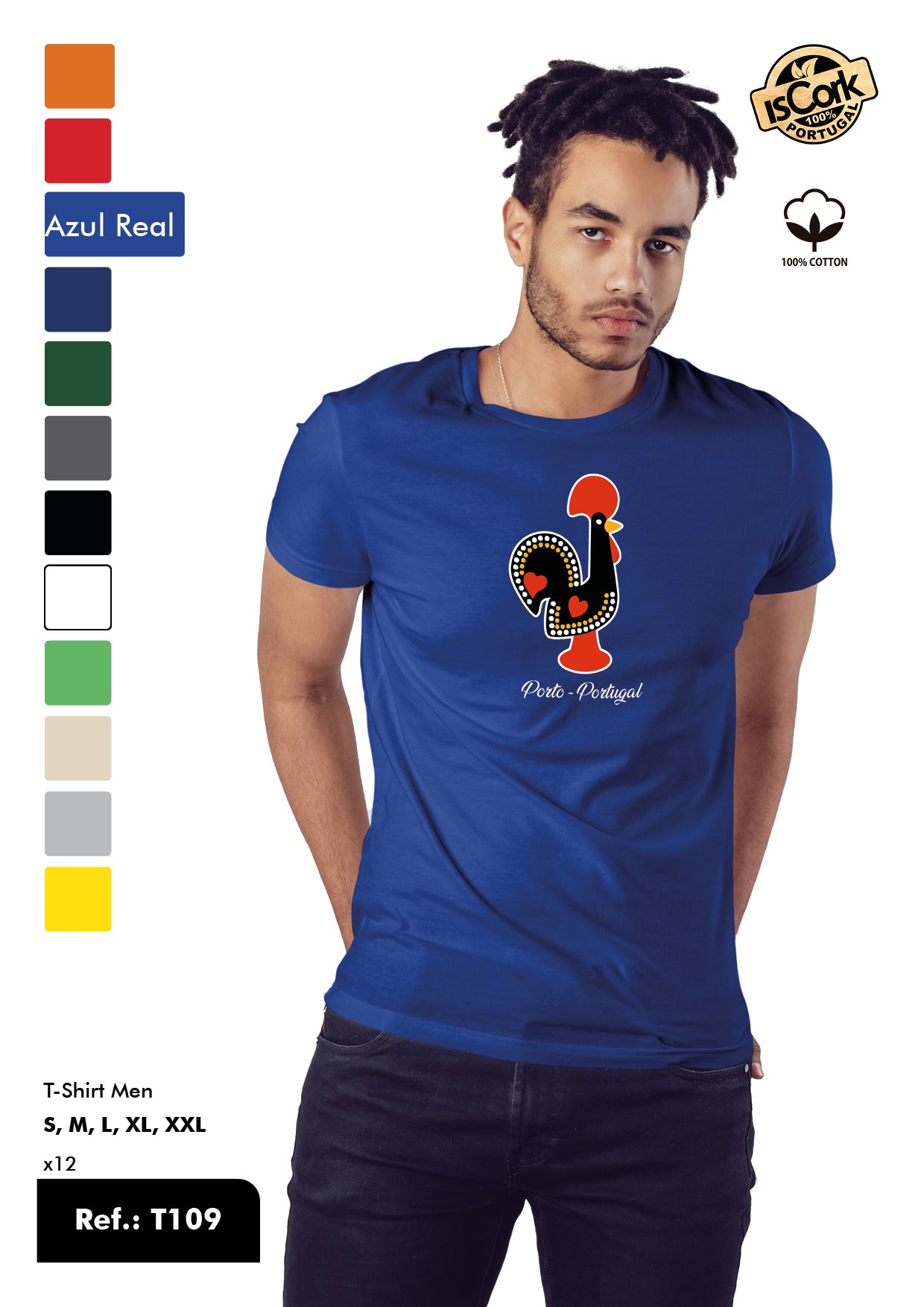 T-Shirt Adulto - Ref. T109 - Porto