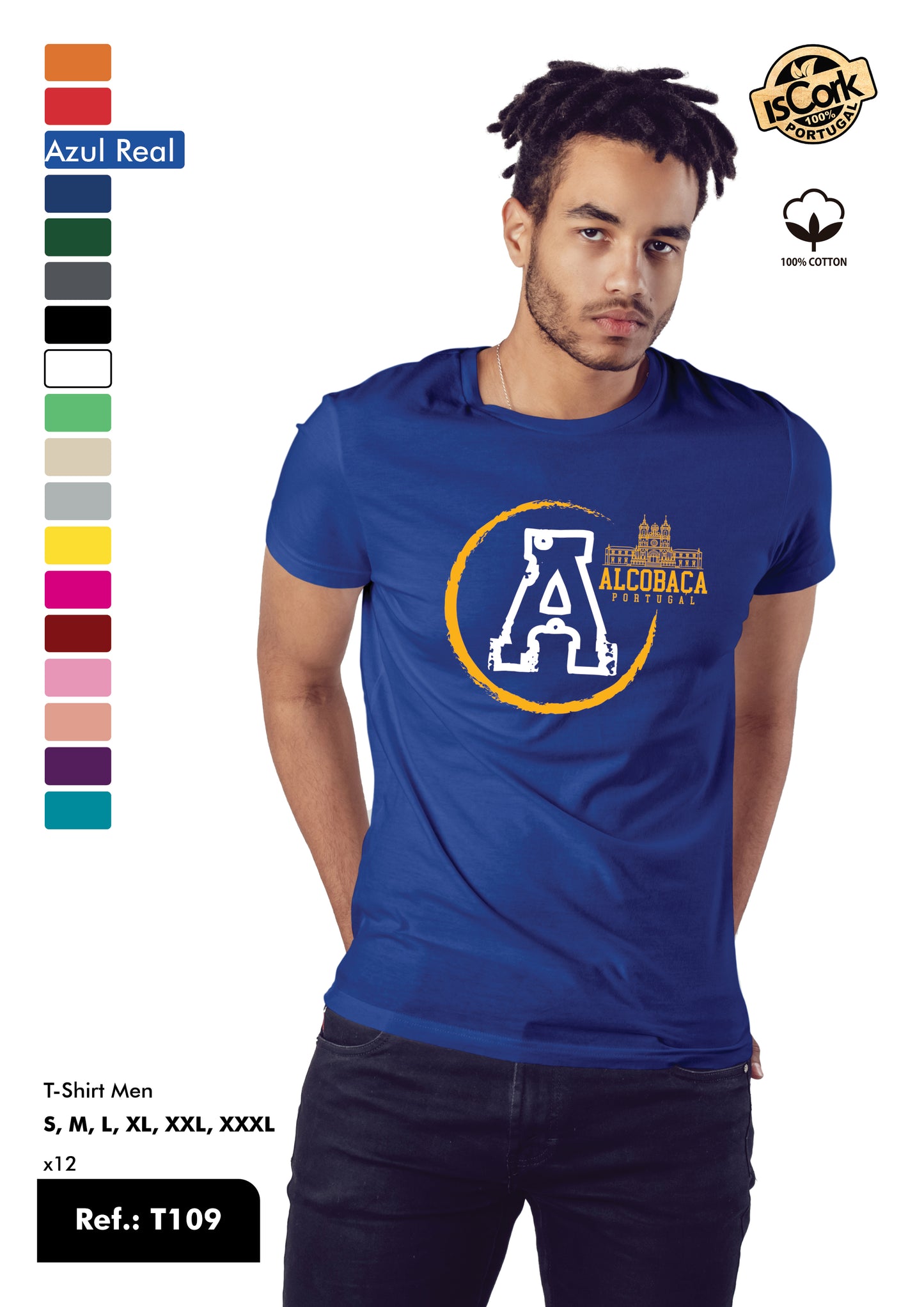 T-Shirt Adulto - Ref. T109 - Alcobaça