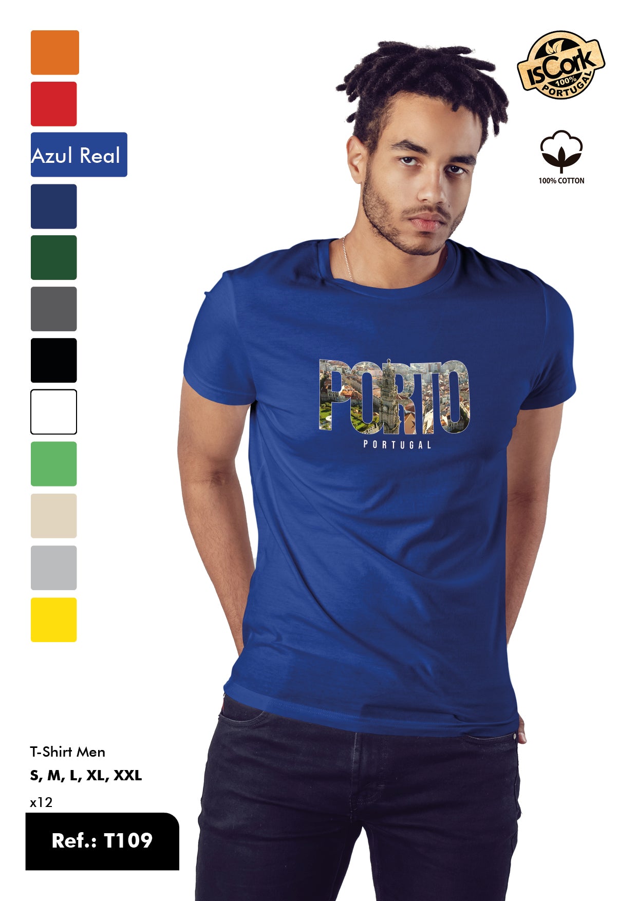 T-Shirt Adulto - Ref. T109 - Porto