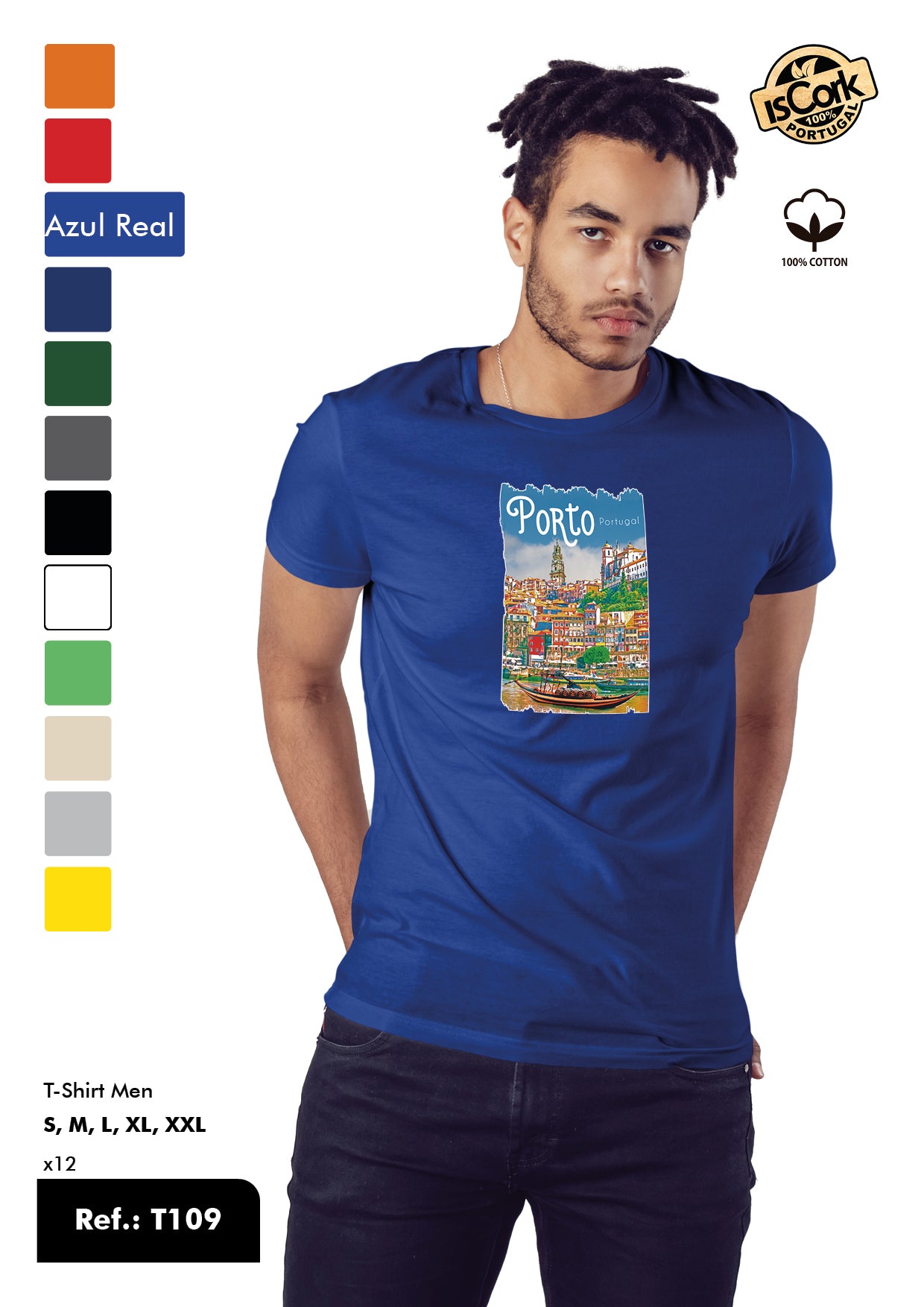 T-Shirt Adulto - Ref. T109 - Porto