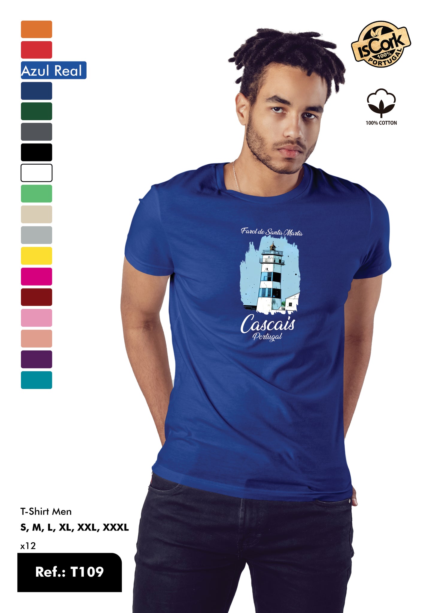 T-Shirt Adulto - Ref. T109 - Cascais