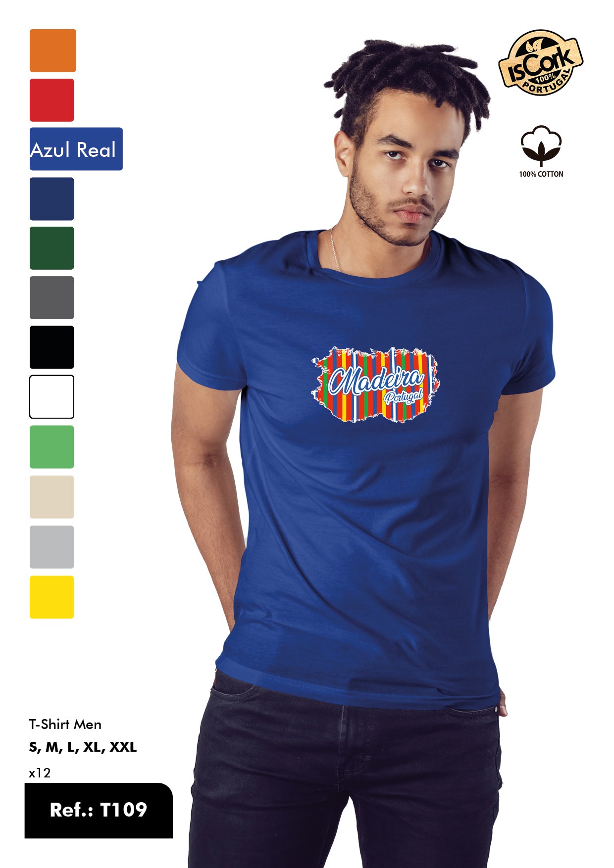 T-Shirt Adulto - Ref. T109 - Madeira