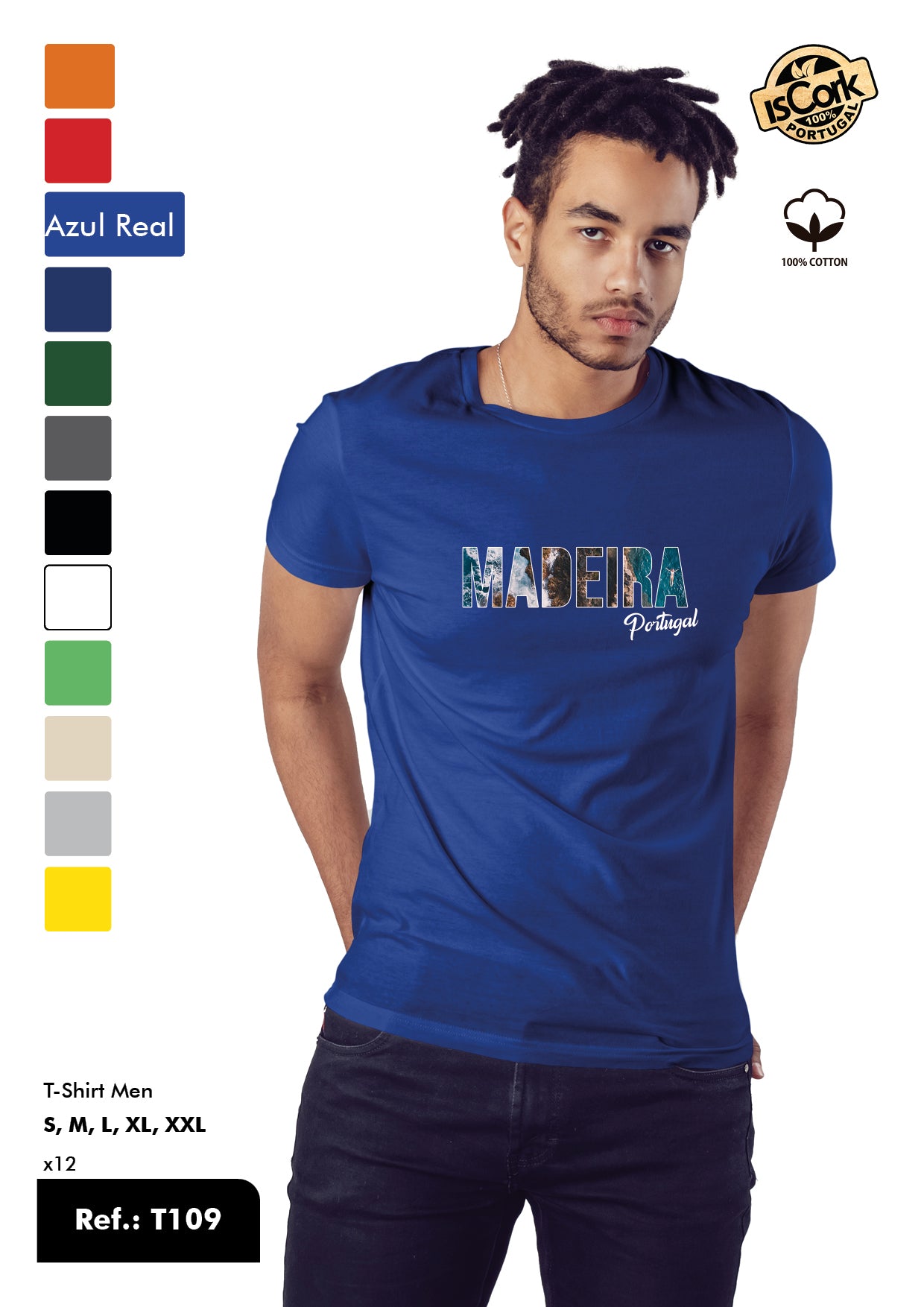 T-Shirt Adulto - Ref. T109 - Madeira