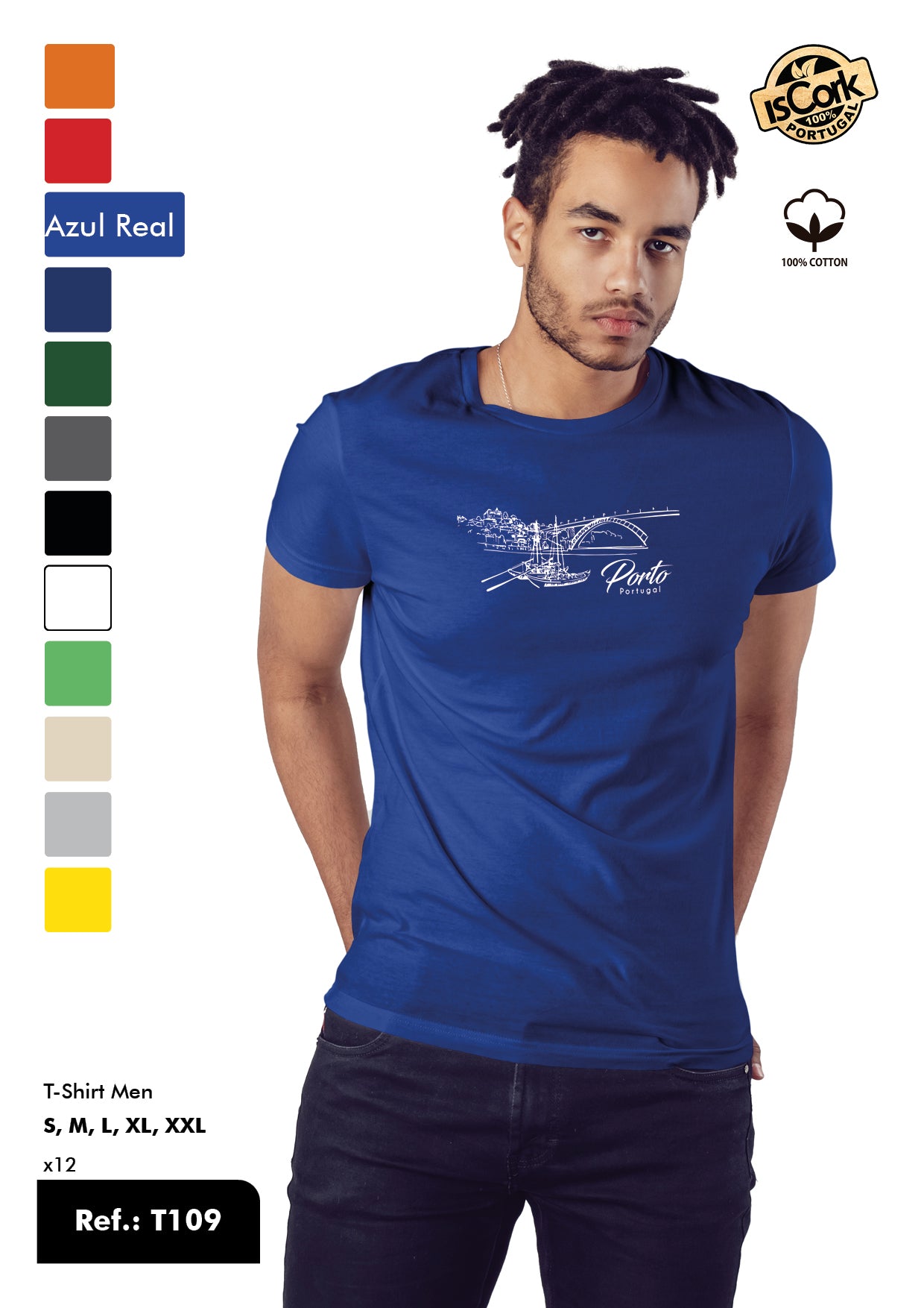 T-Shirt Adulto - Ref. T109 - Porto