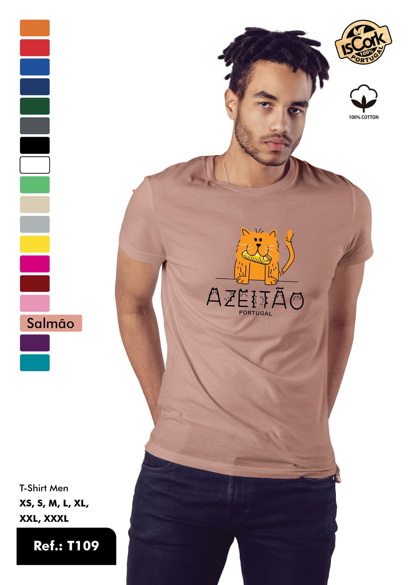 T-Shirt Adulto - Ref. T109 - Azeitão