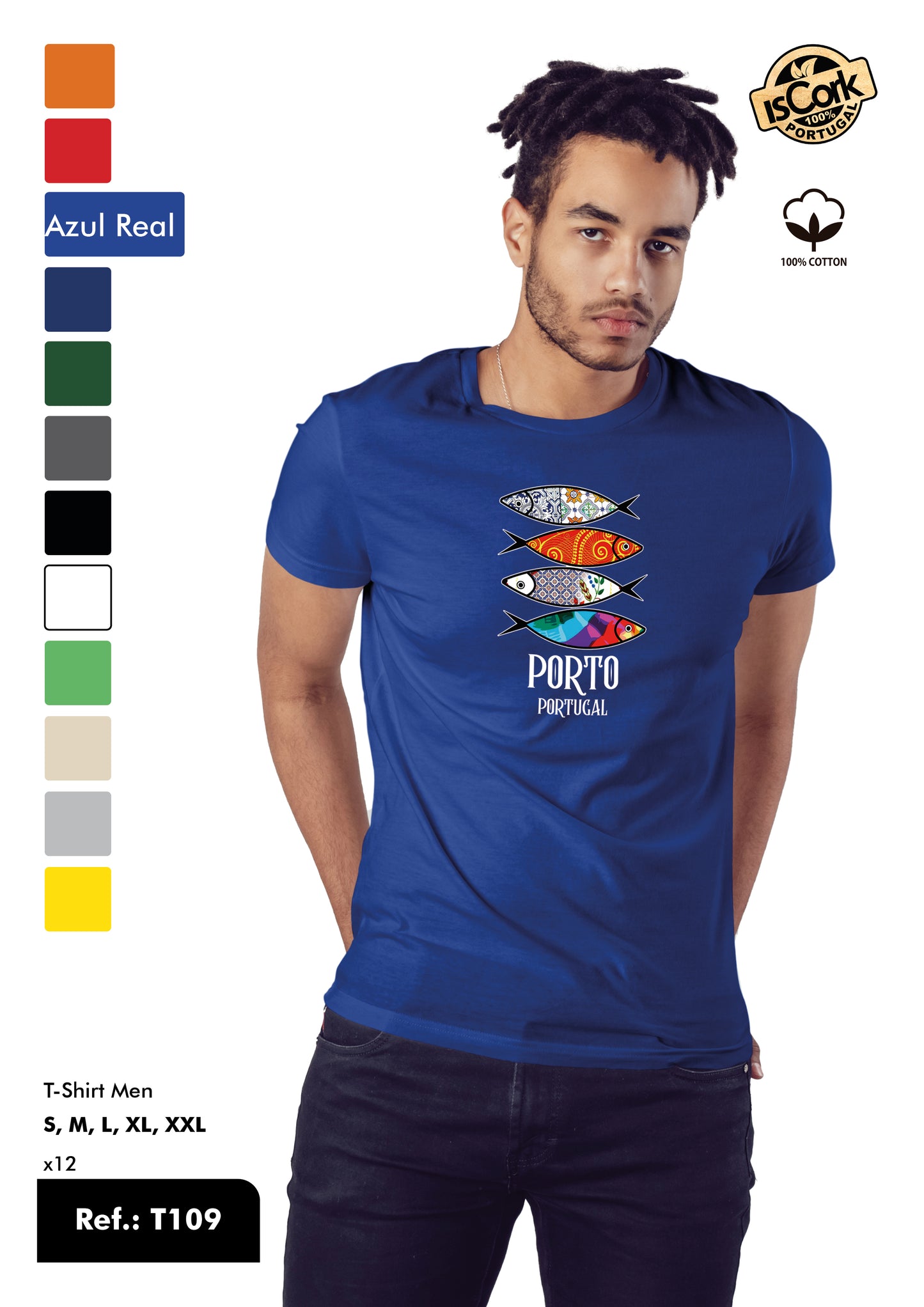 T-Shirt Adulto - Ref. T109 - Porto
