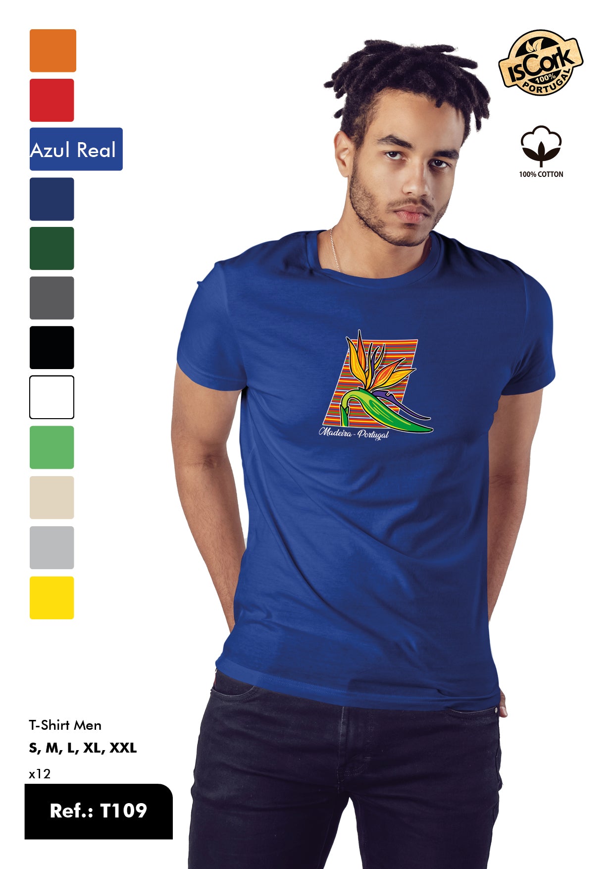 T-Shirt Adulto - Ref. T109 - Madeira
