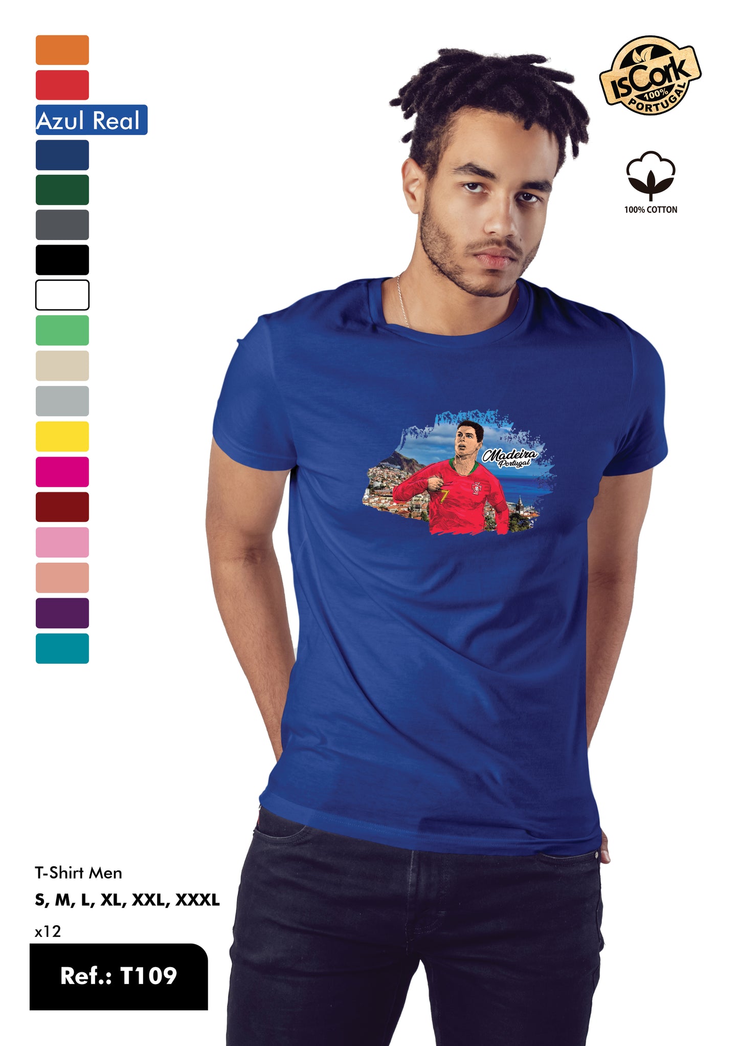 T-Shirt Adulto - Ref. T109 - Madeira