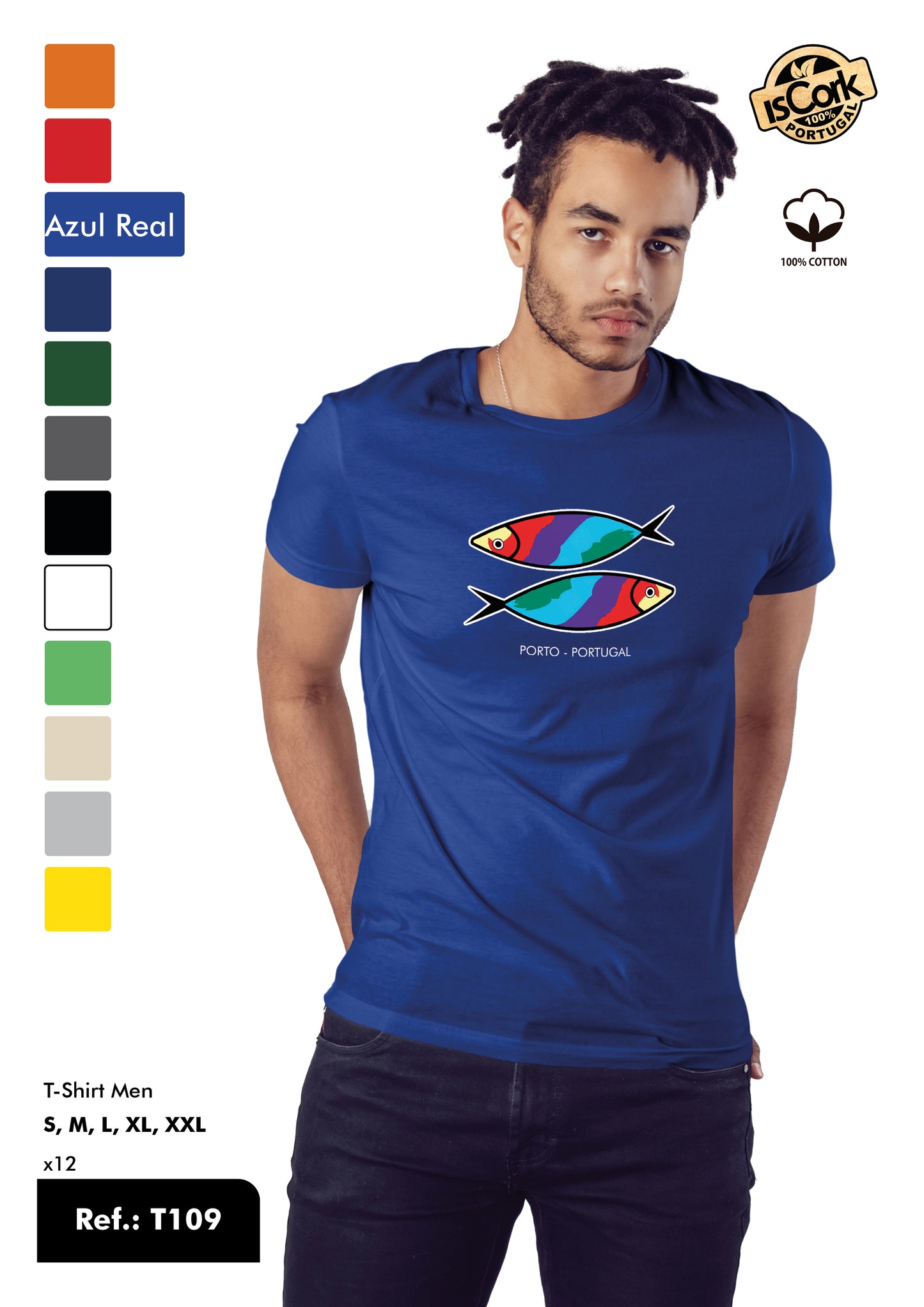 T-Shirt Adulto - Ref. T109 - Porto