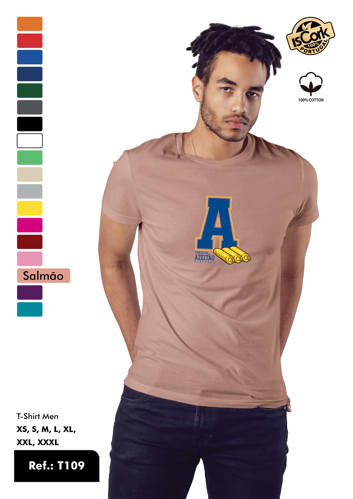 T-Shirt Adulto - Ref. T109 - Azeitão
