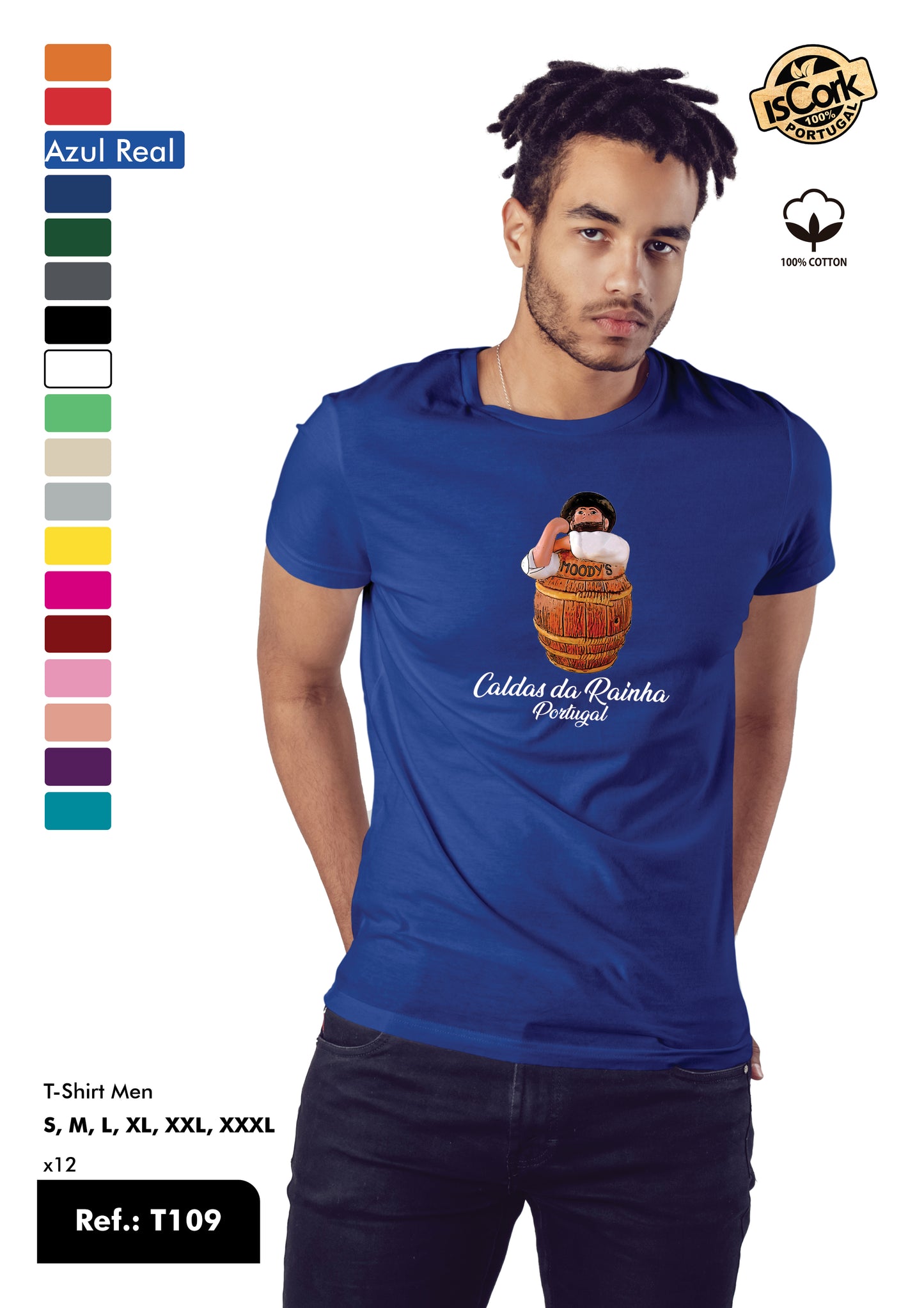 T-Shirt Adulto - Ref. T109 - Caldas da Rainha