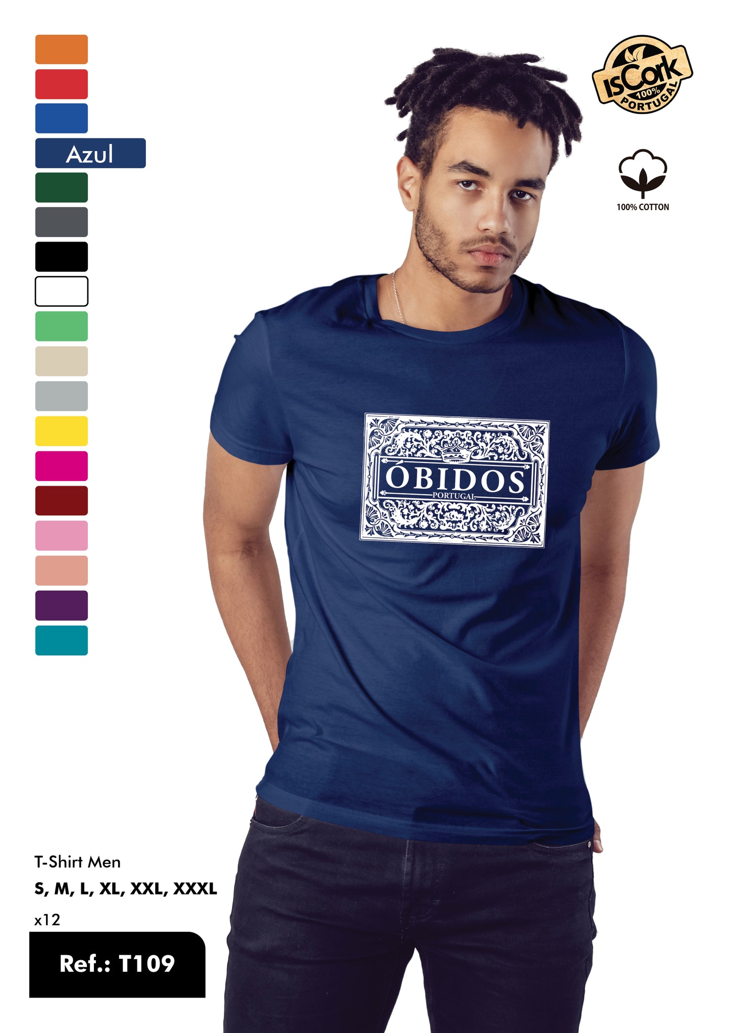 T-Shirt Adulto - Ref. T109 - Óbidos