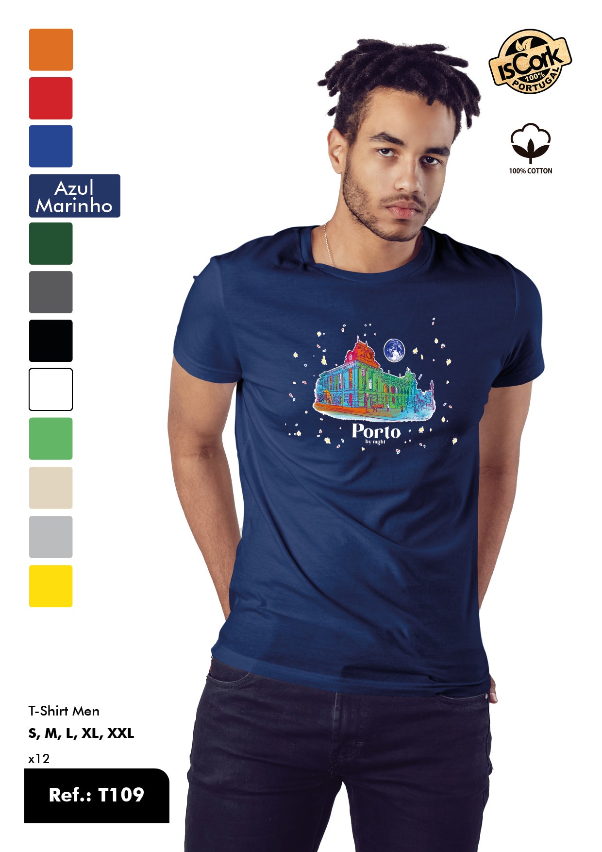 T-Shirt Adulto - Ref. T109 - Porto