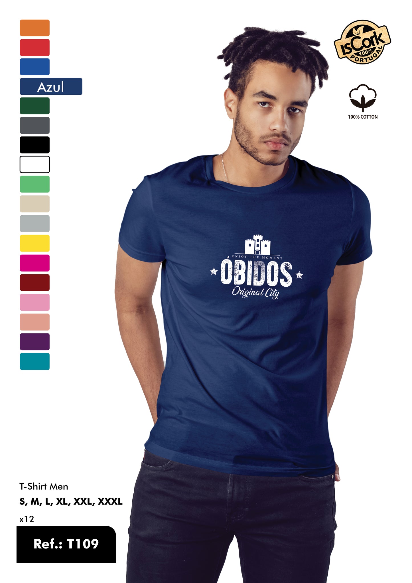 T-Shirt Adulto - Ref. T109 - Óbidos
