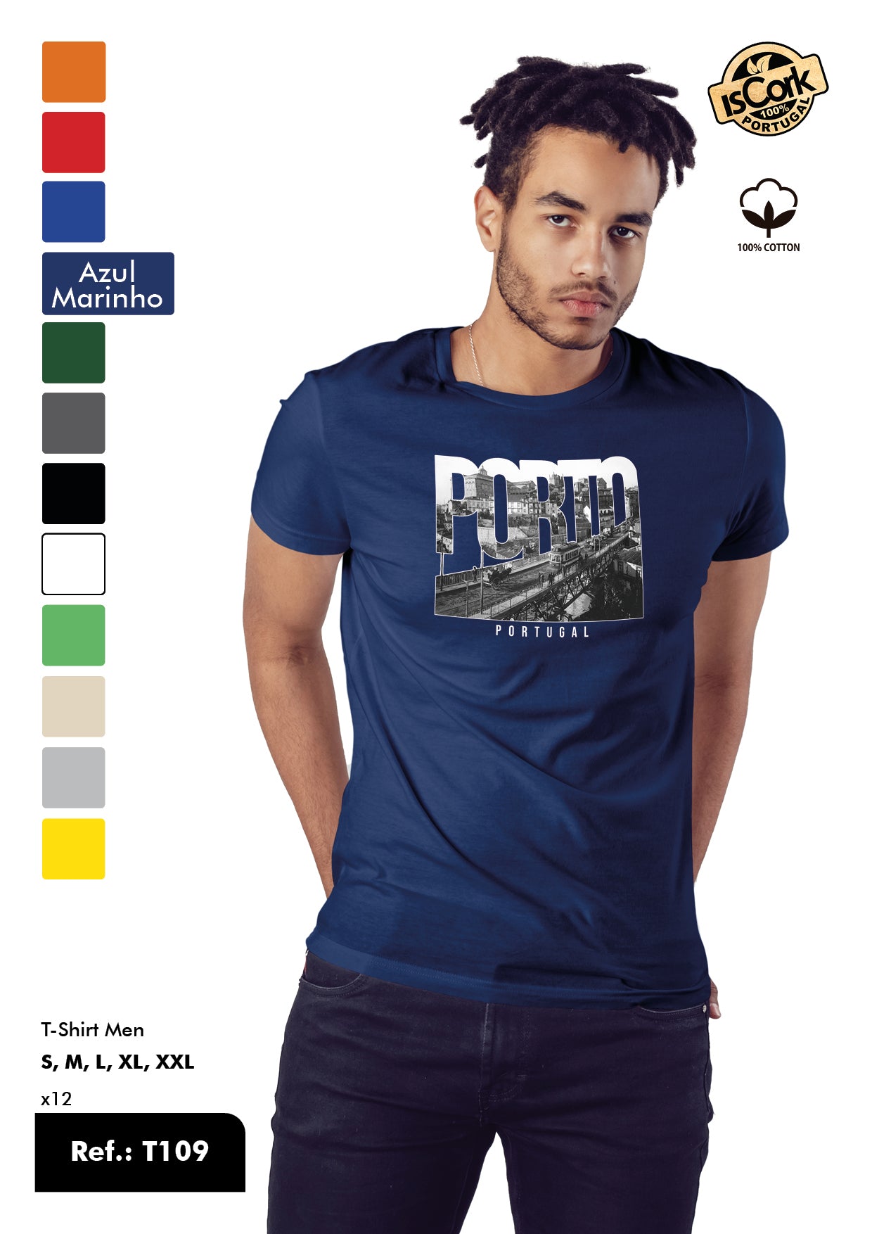 T-Shirt Adulto - Ref. T109 - Porto