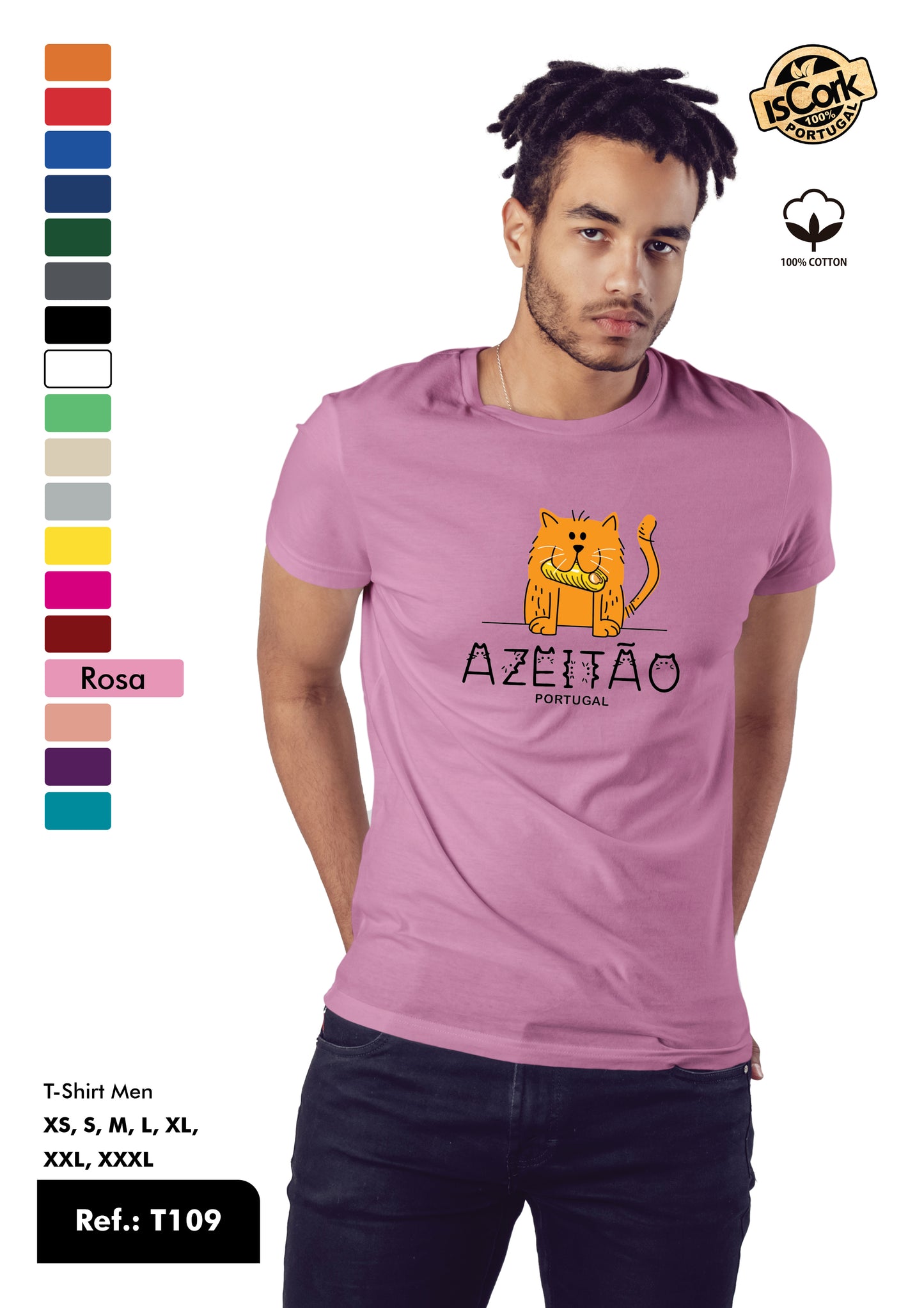 T-Shirt Adulto - Ref. T109 - Azeitão