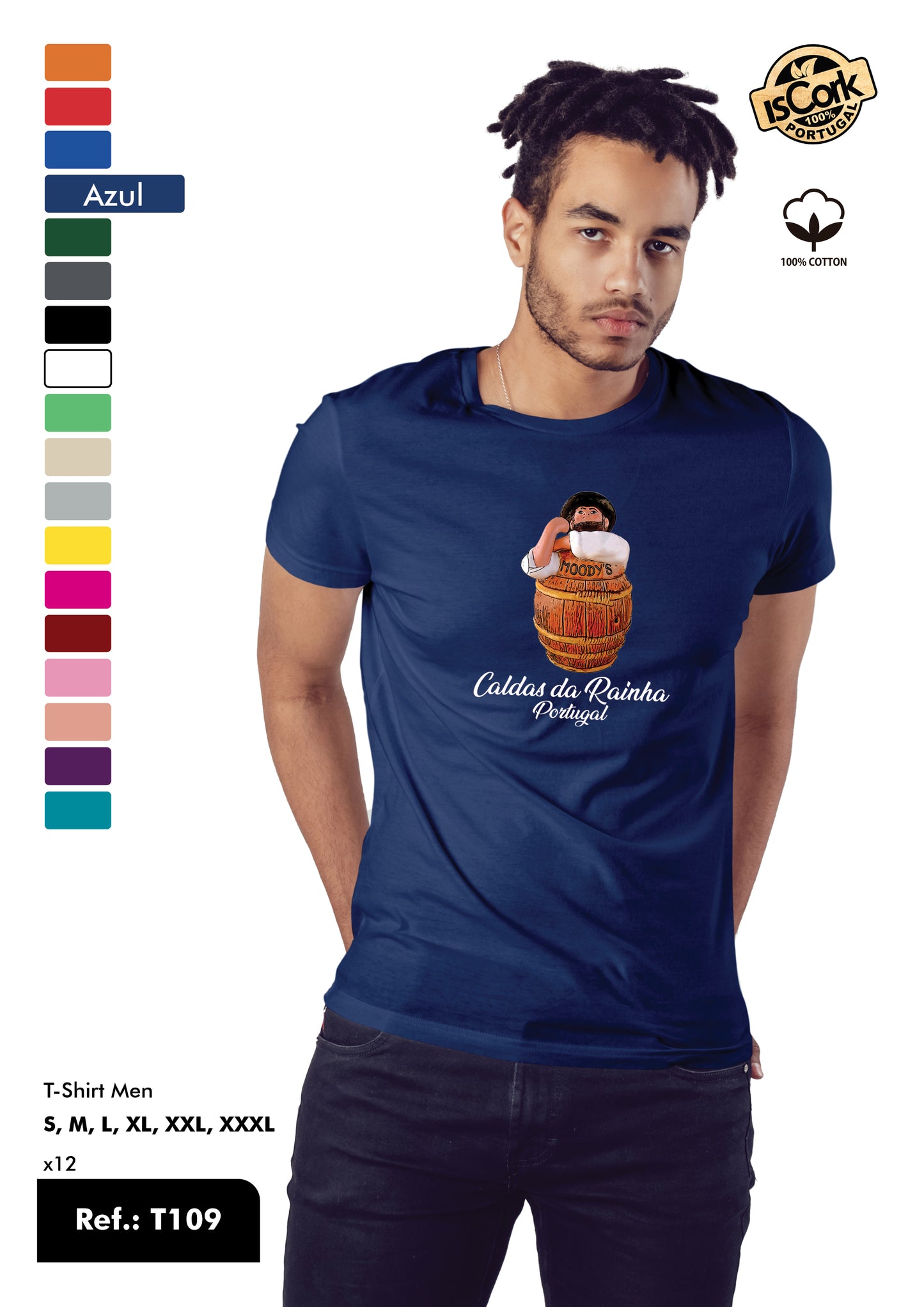 T-Shirt Adulto - Ref. T109 - Caldas da Rainha