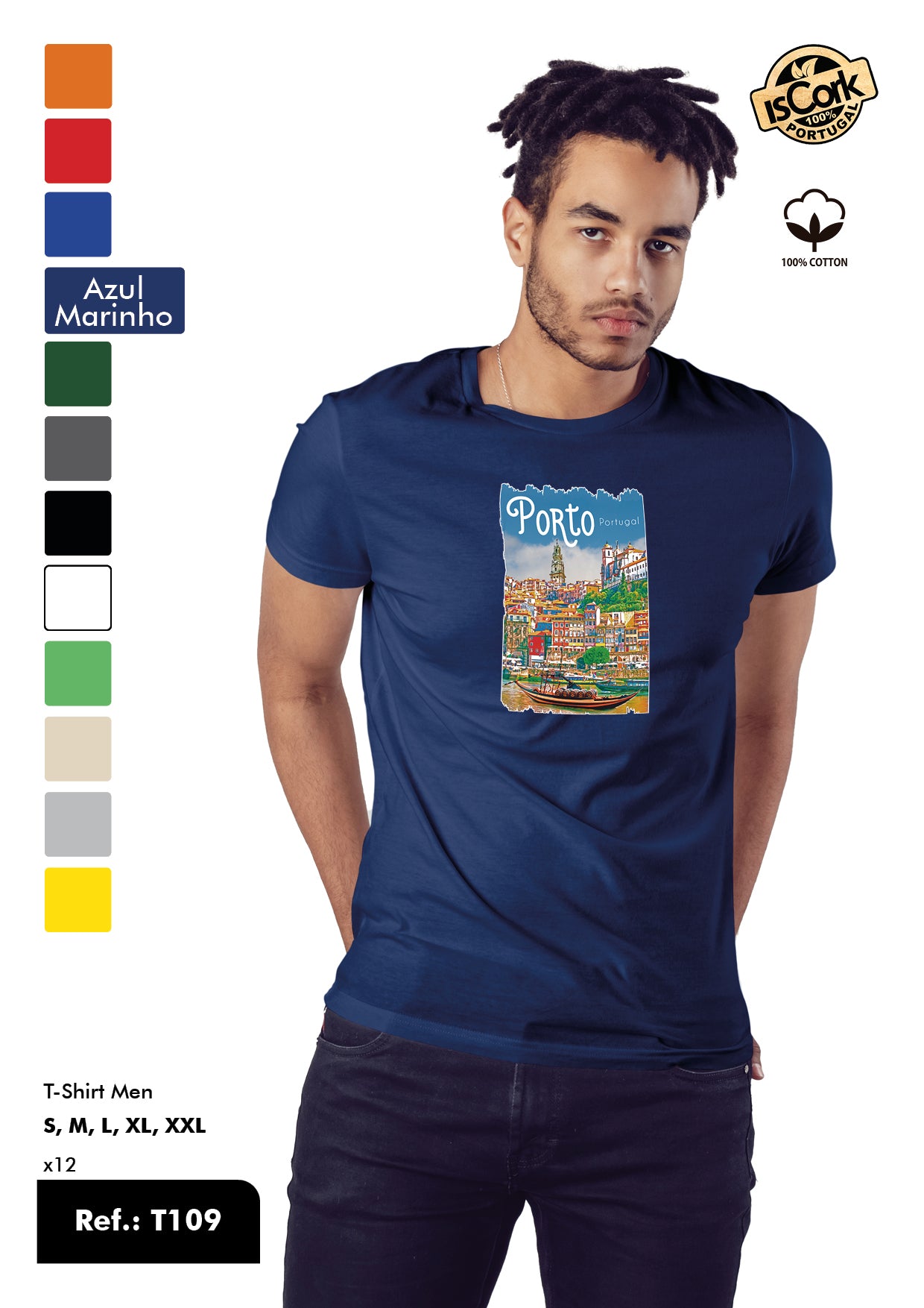T-Shirt Adulto - Ref. T109 - Porto