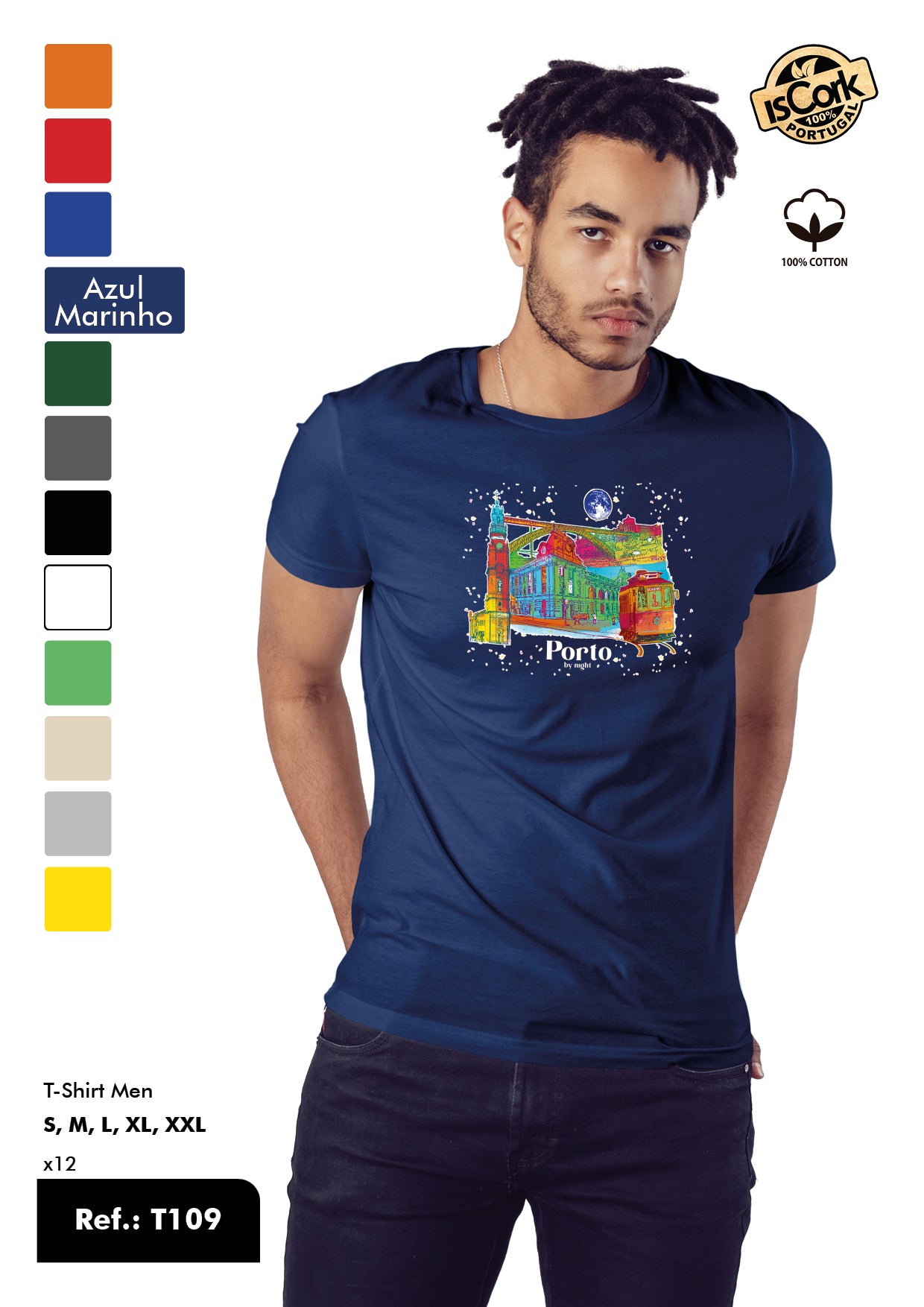 T-Shirt Adulto - Ref. T109 - Porto