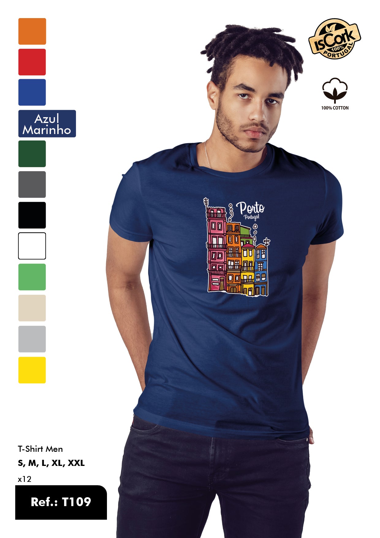 T-Shirt Adulto - Ref. T109 - Porto