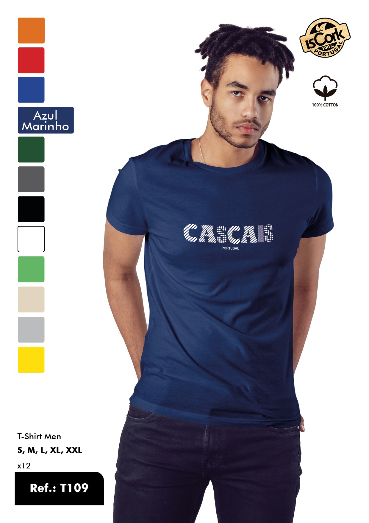 T-Shirt Adulto - Ref. T109 - Cascais