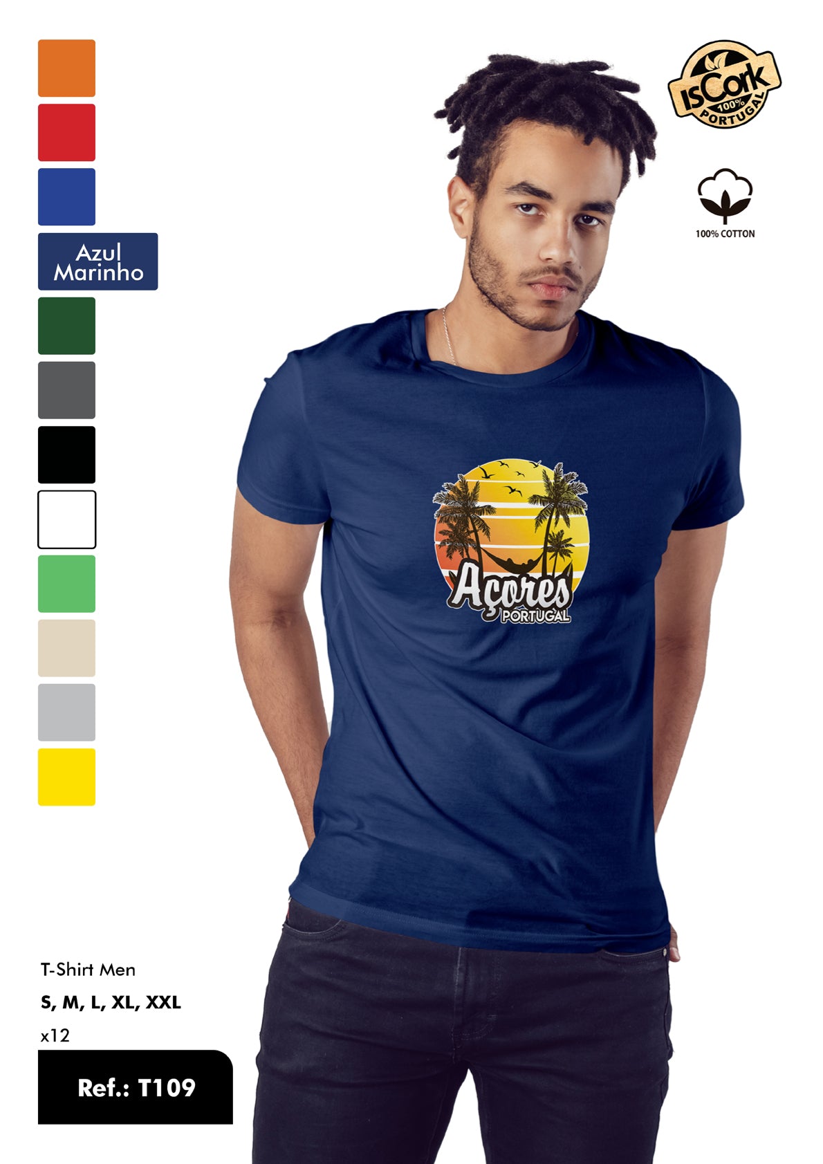 T-Shirt Adulto - Ref. T109 - Açores