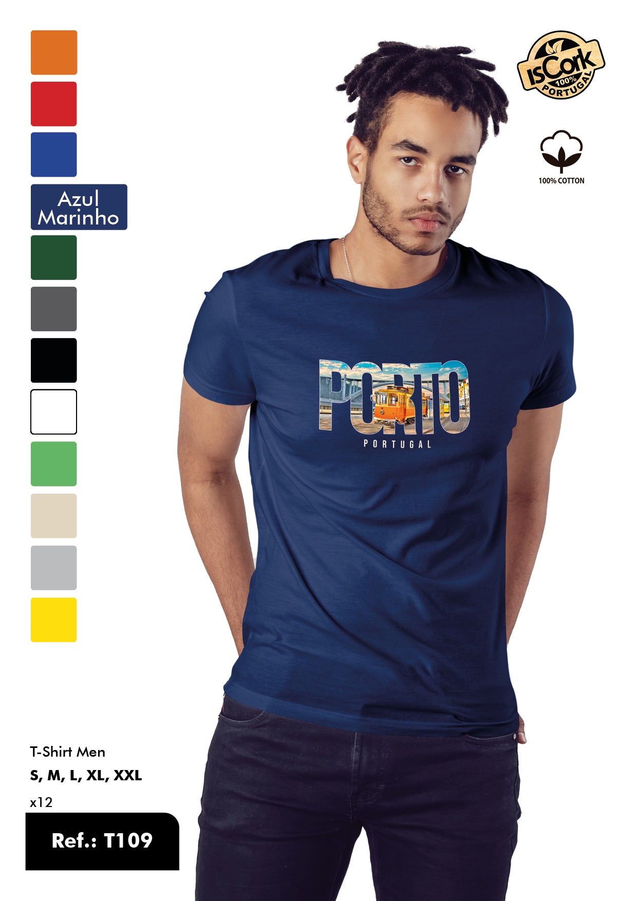 T-Shirt Adulto - Ref. T109 - Porto