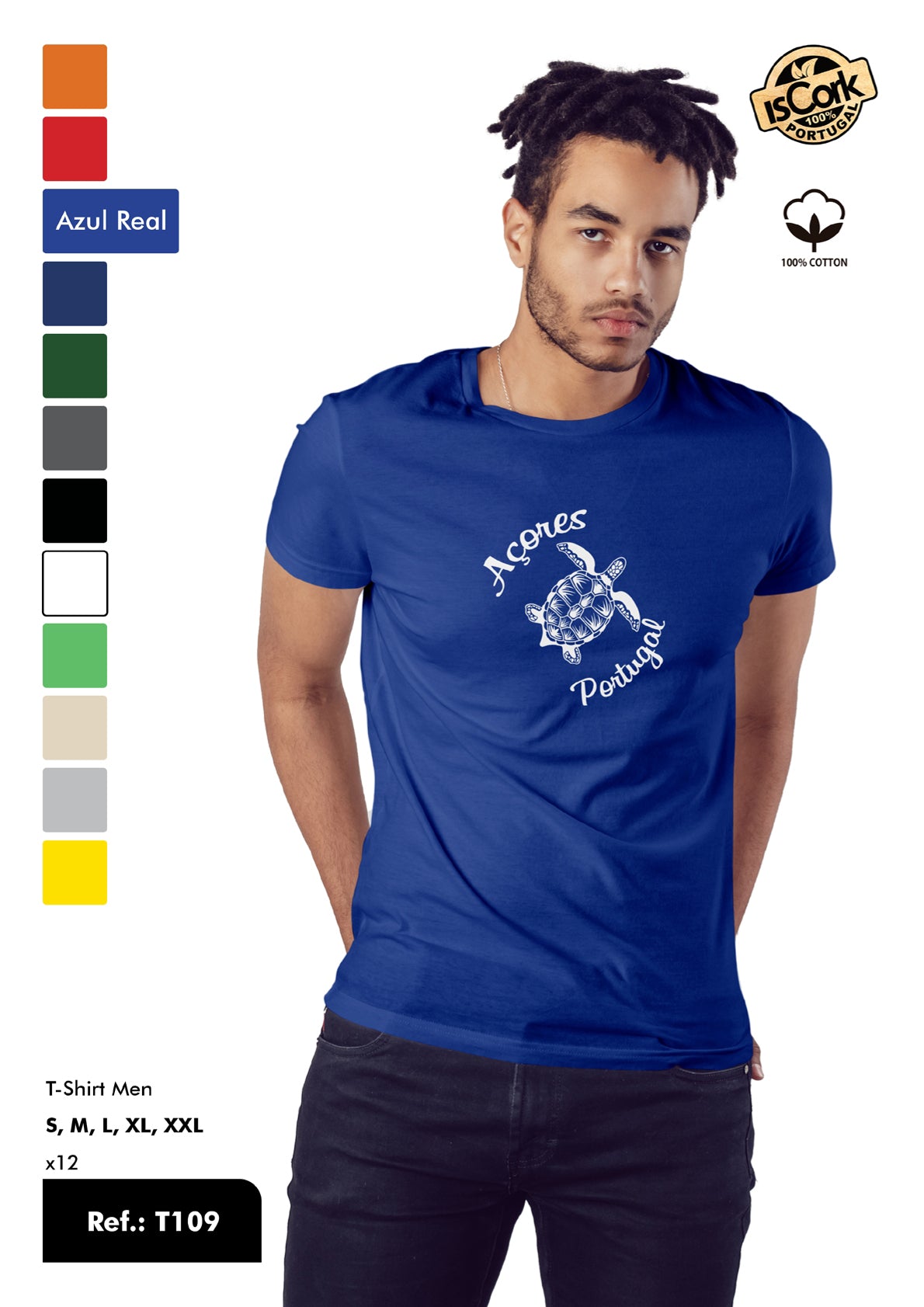 T-Shirt Adulto - Ref. T109 - Açores