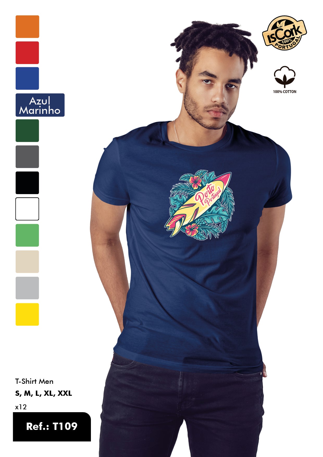 T-Shirt Adulto - Ref. T109 - Porto