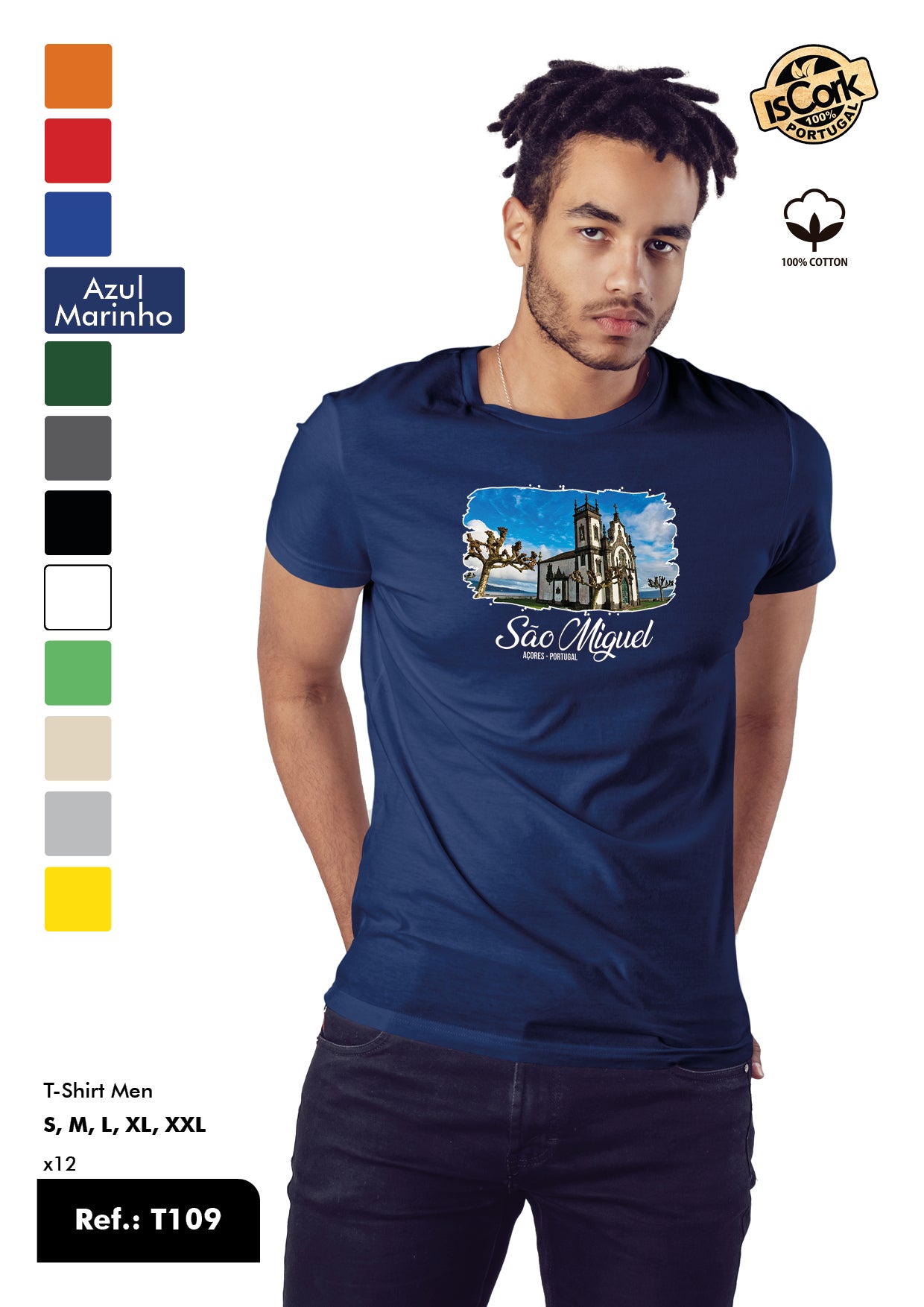 T-Shirt Adulto - Ref. T109 - São Miguel
