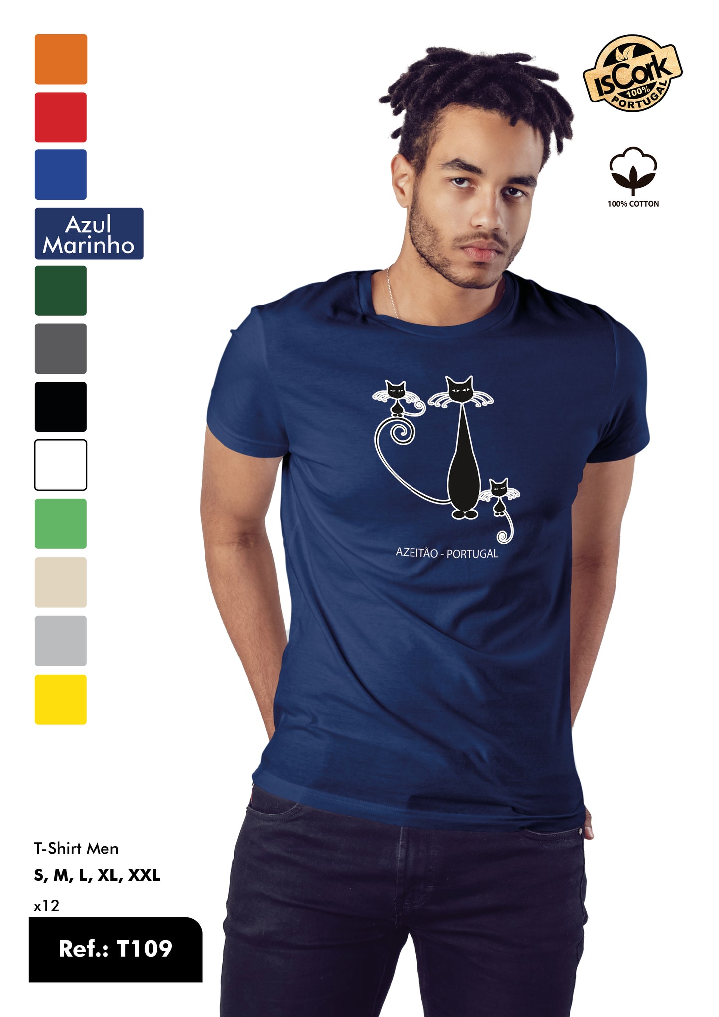 T-Shirt Adulto - Ref. T109 - Azeitão