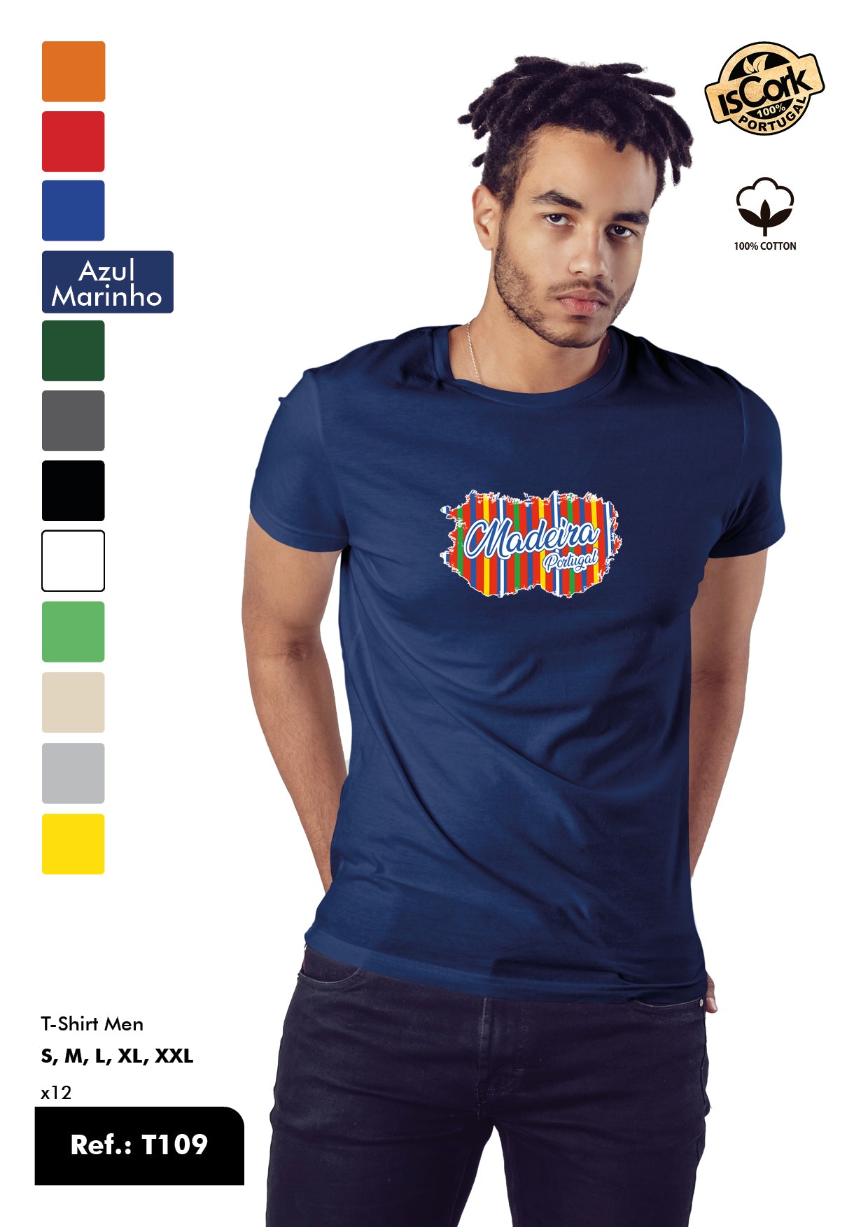 T-Shirt Adulto - Ref. T109 - Madeira