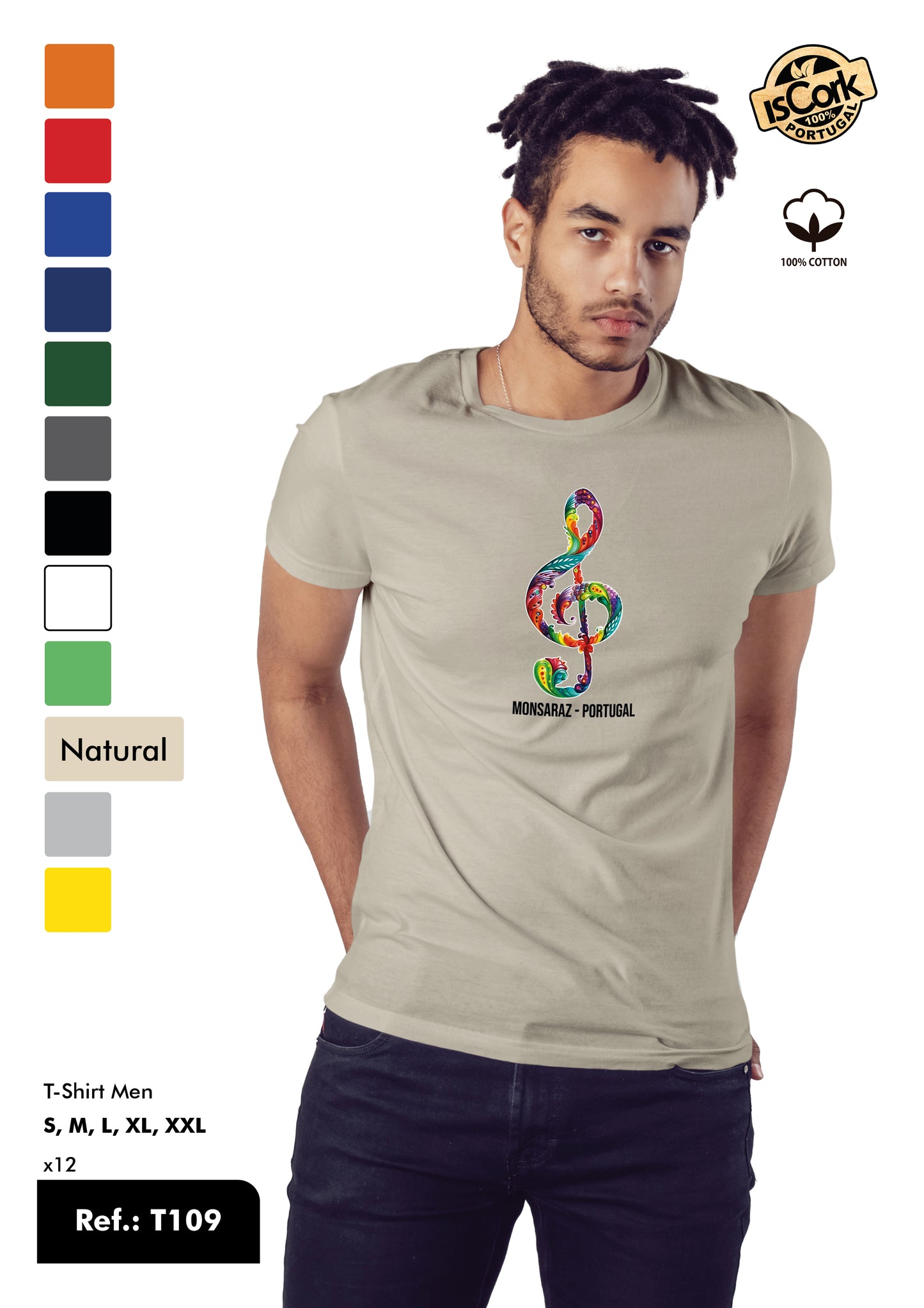 T-Shirt Adulto - Ref. T109 - Monsaraz