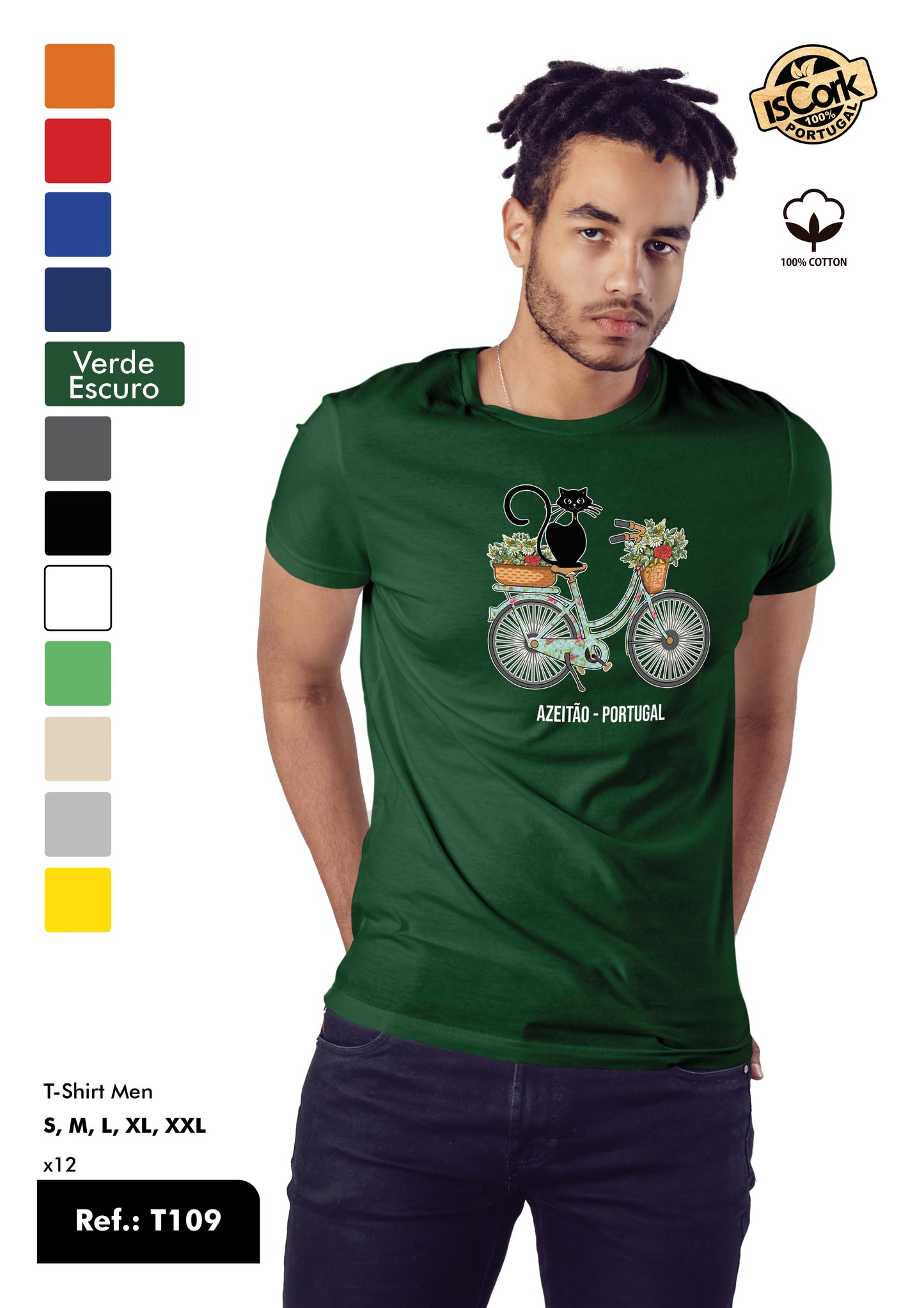 T-Shirt Adulto - Ref. T109 - Azeitão
