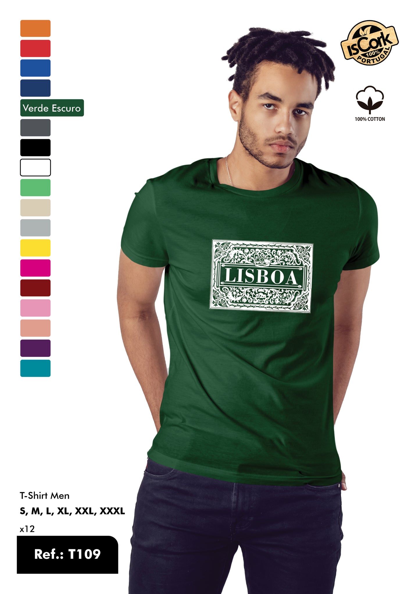 T-Shirt Adulto - Ref. T109 - Lisboa