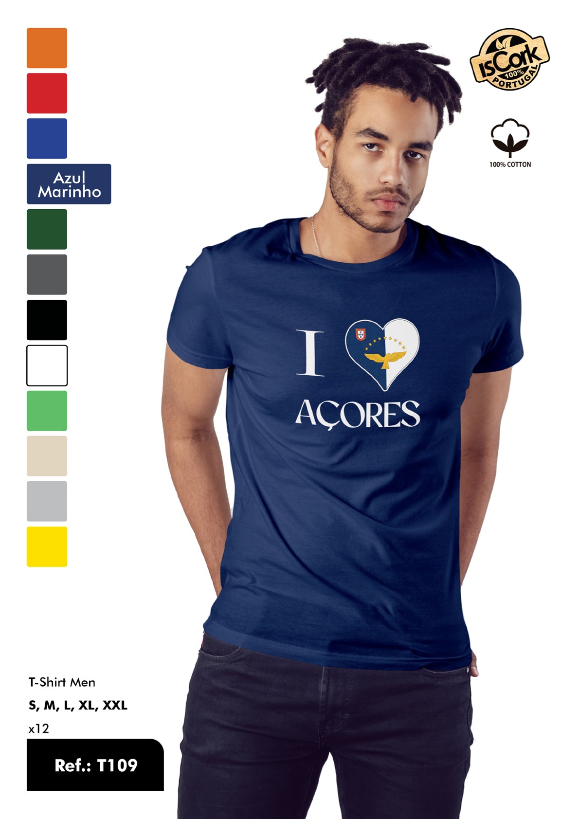 T-Shirt Adulto - Ref. T109 - Açores